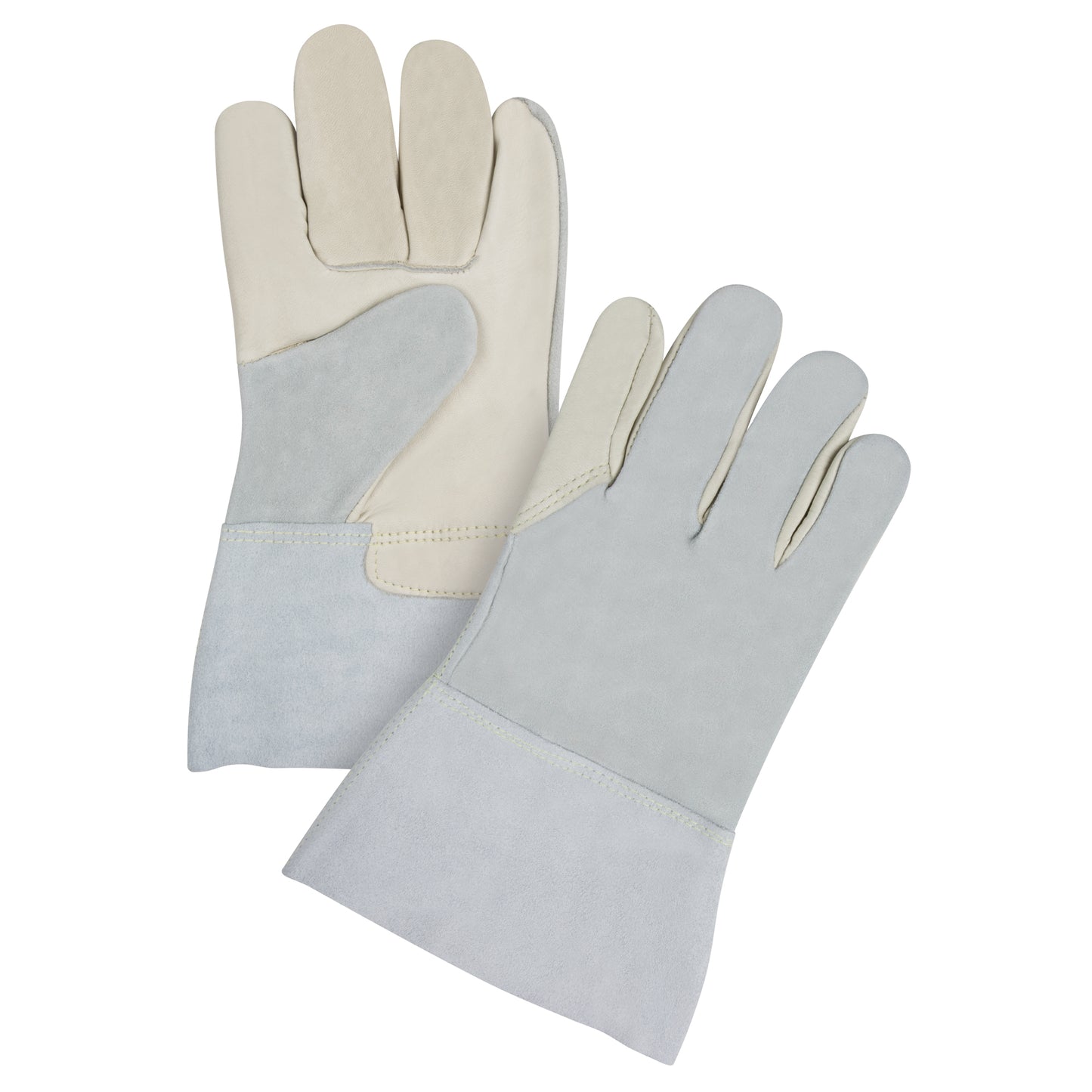 Zenith Safety Products Split-Back Premium Work Gloves, Large, Grain Cowhide Palm