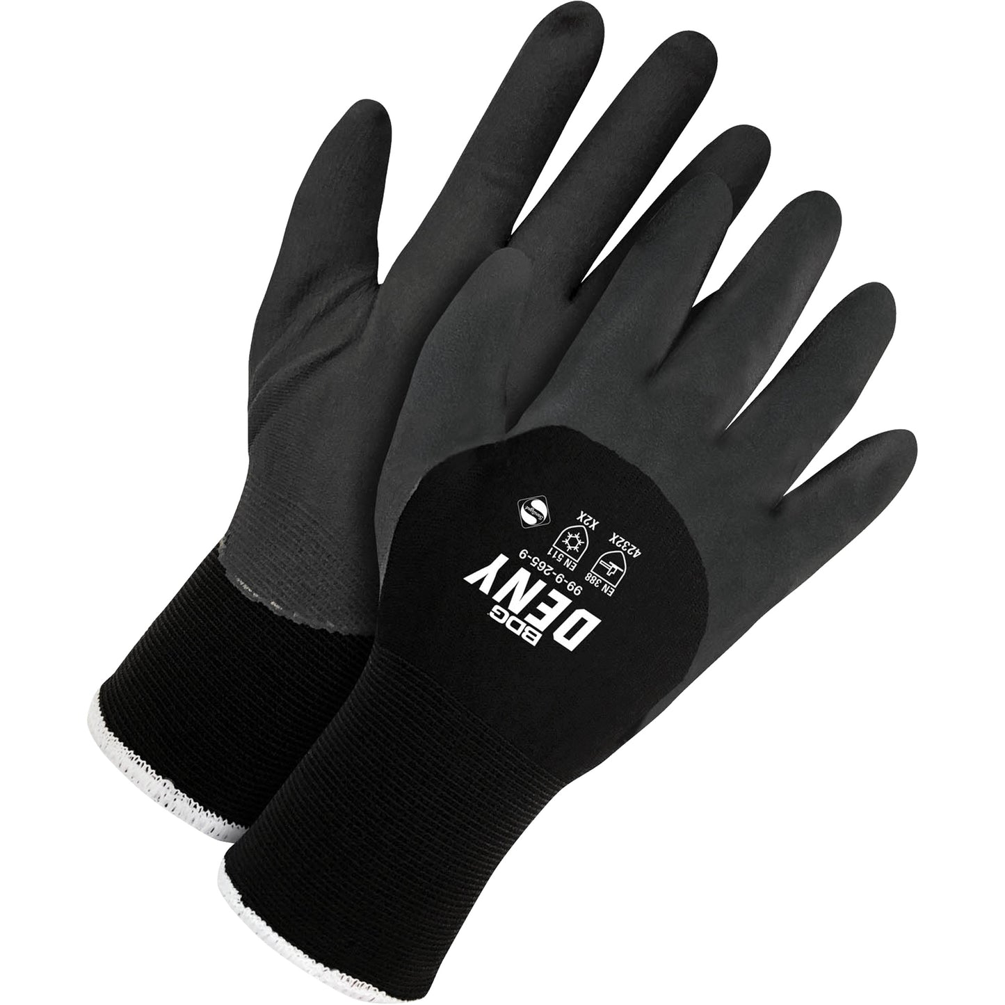 Bob Dale Gloves Synthetic Gloves, 7/Small, Foam Nitrile Coating, 15 Gauge, Nylon/Acrylic Shell