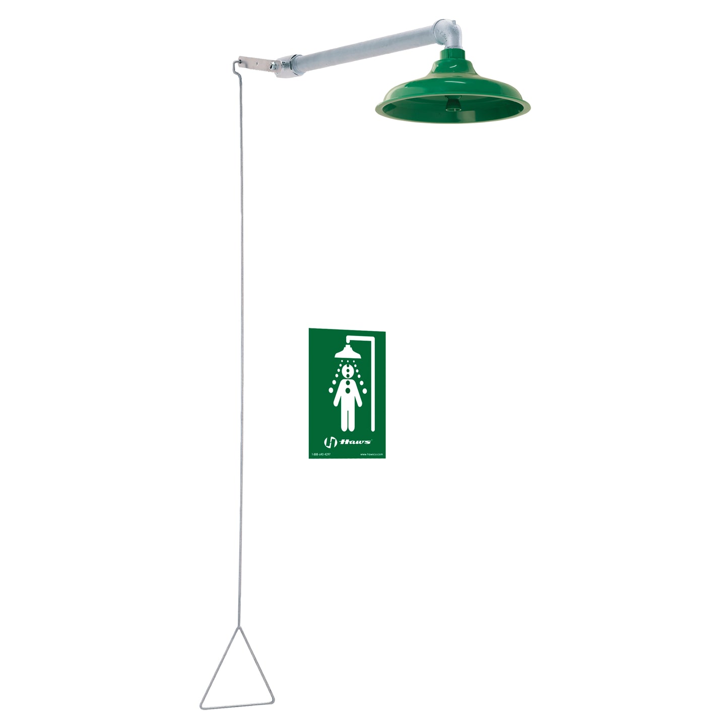 Haws ADA Drench Shower, Wall-Mount