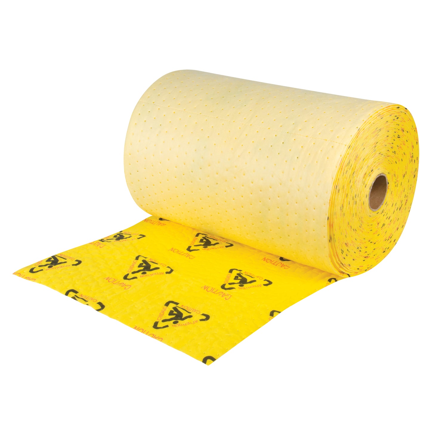 Zenith Safety Products Caution Rolls -High Visibility Absorbents, Heavyweight, 150' L x 24" W, 37.6 gal. Absorbancy