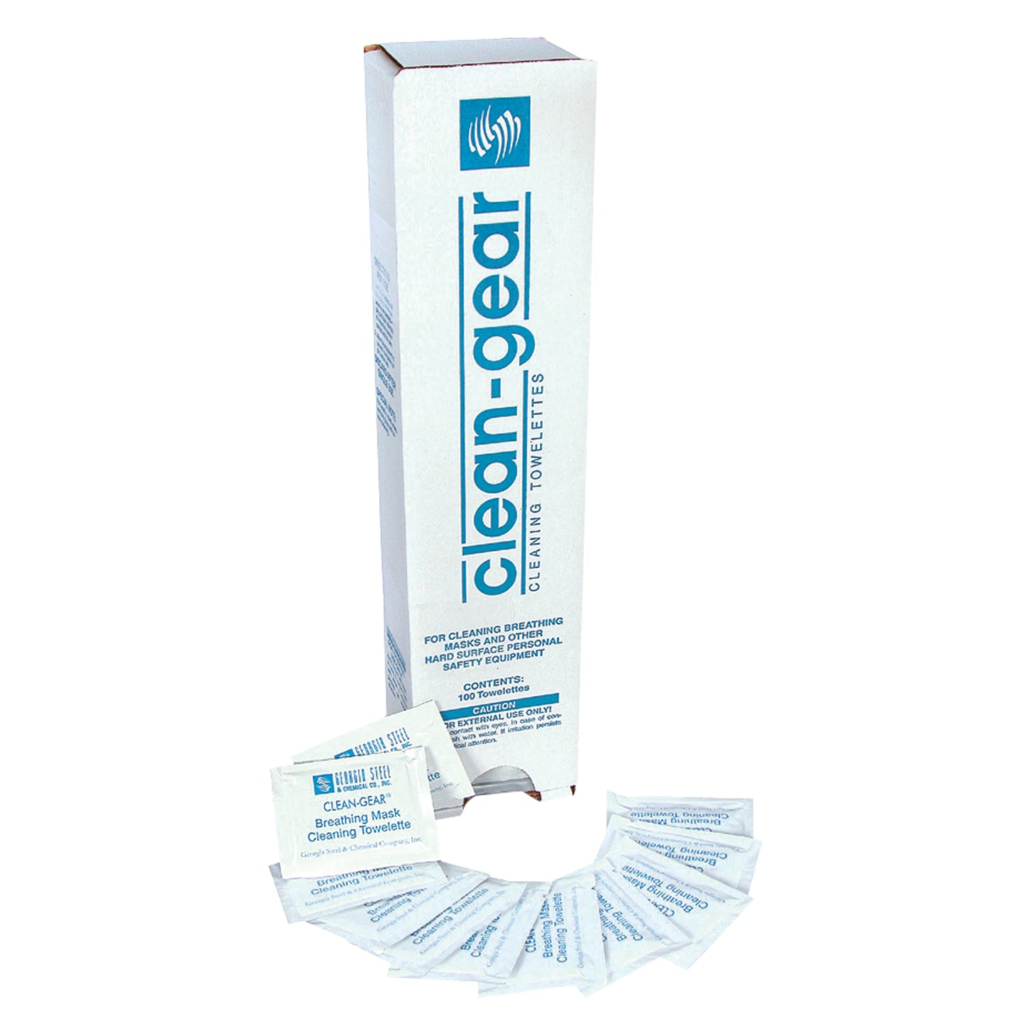 Respirator Cleaning Towelettes, 8" x 5", 100 Count