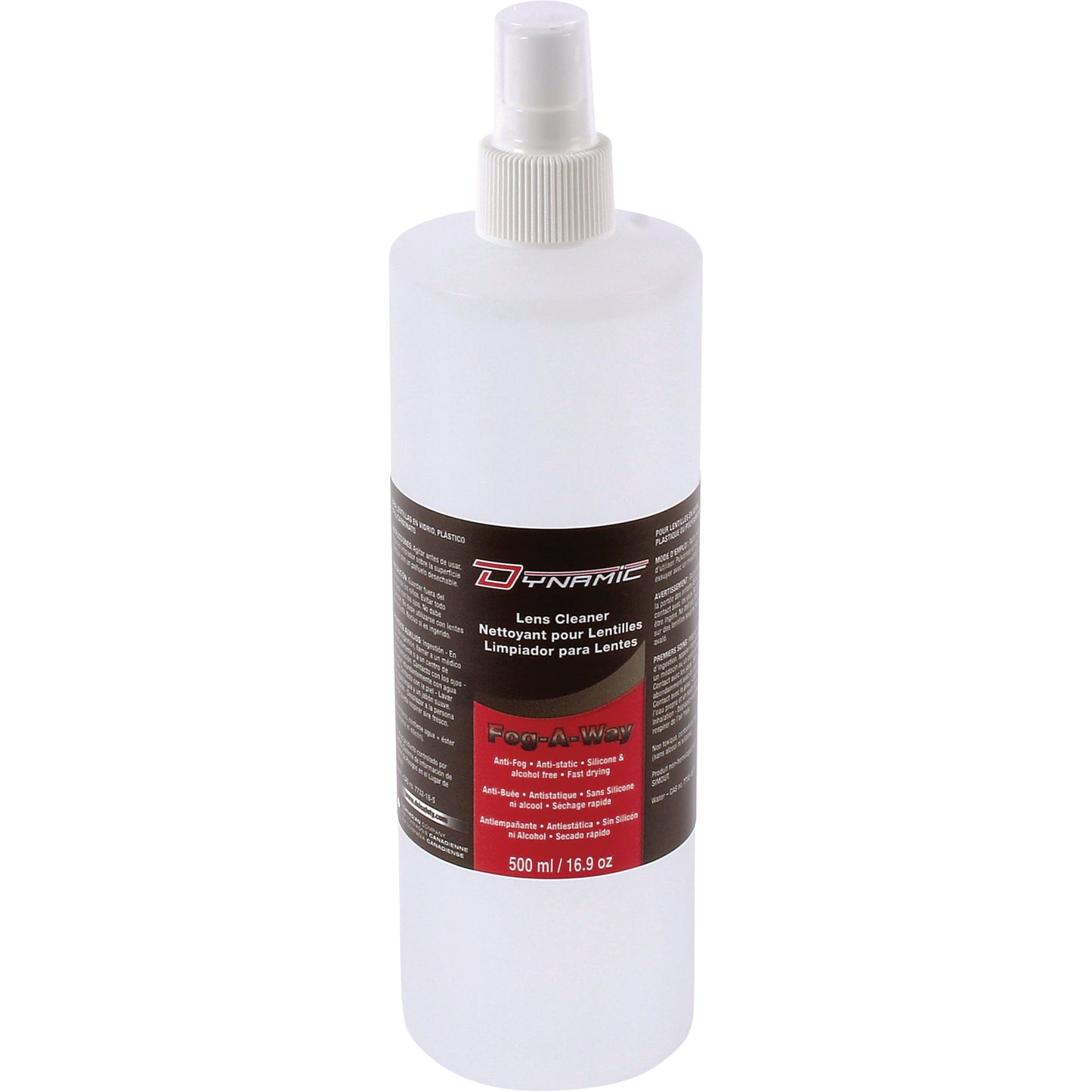 Protective Industrial Products Dynamic™ Lens Cleaning and Anti Fog Solution, 500 ml