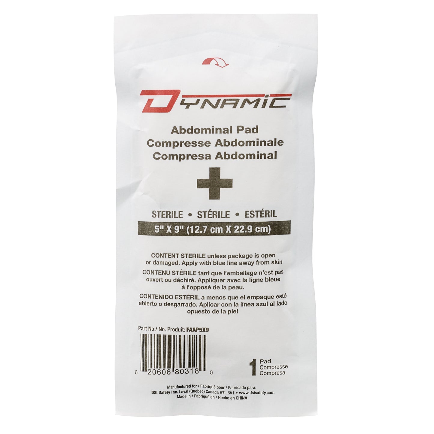 Protective Industrial Products Dynamic™ Abdominal Pad