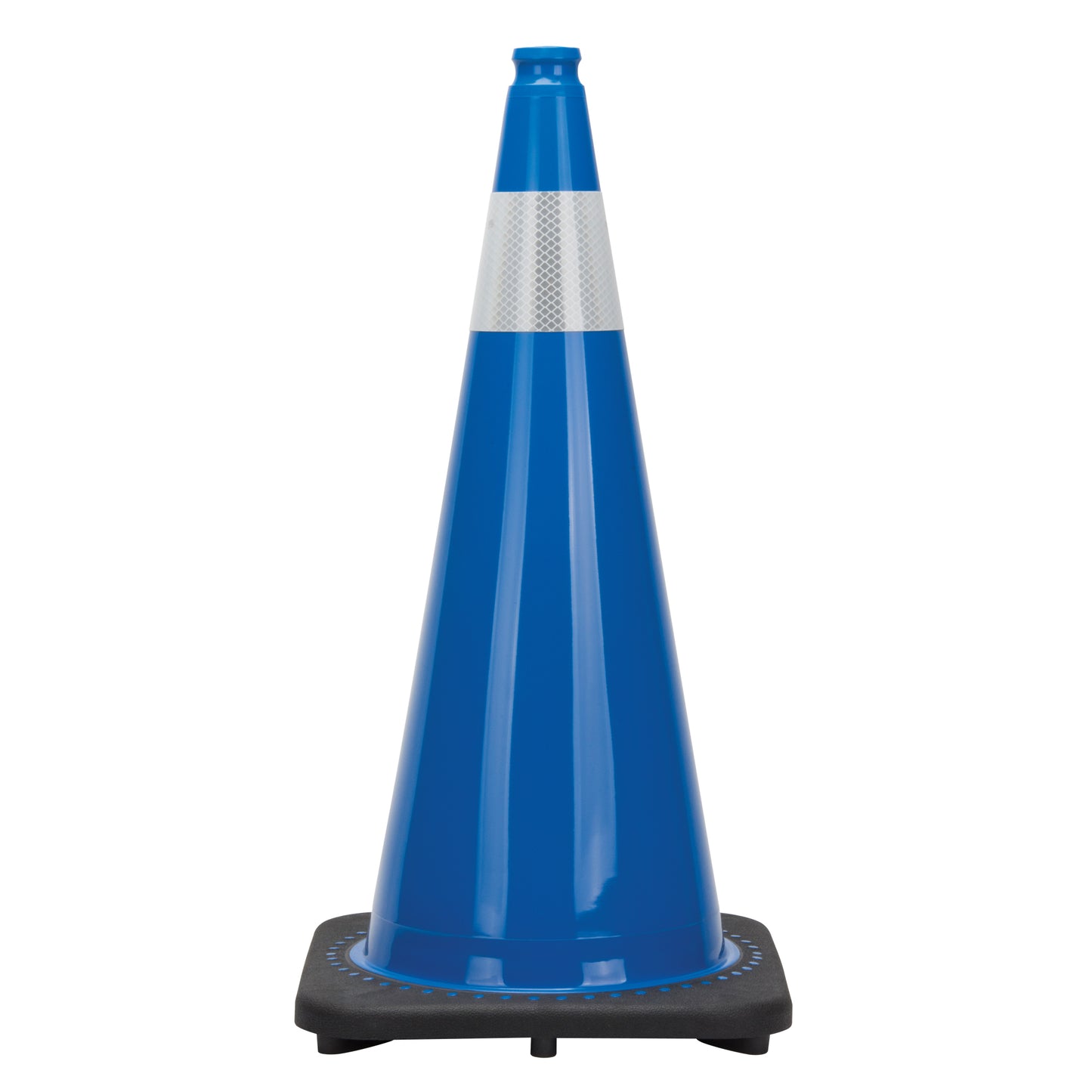 Zenith Safety Products Premium Traffic Cone, 28", Blue, 4" Reflective Collar(s)