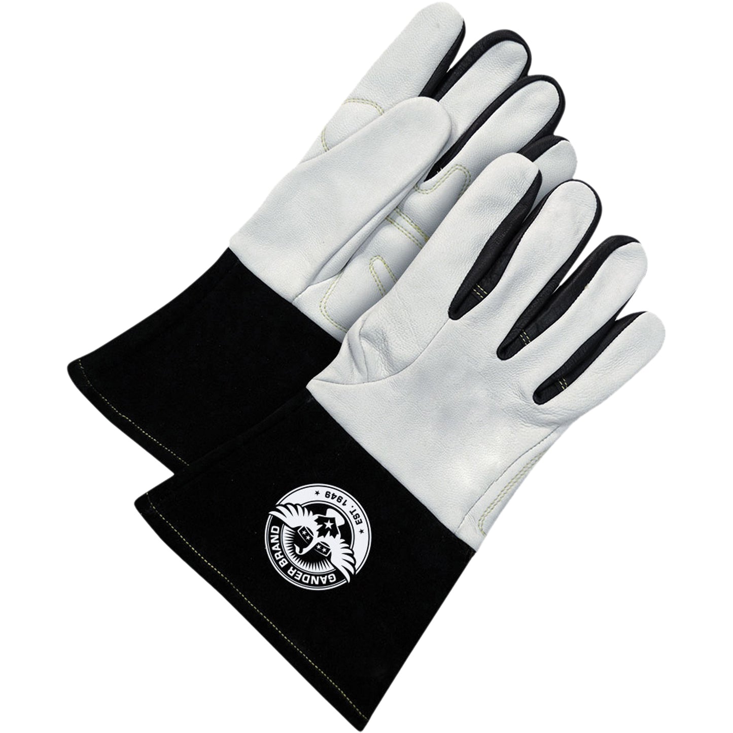 Bob Dale Gloves Gander Brand® Welding Gloves, Grain Goatskin, Size Large