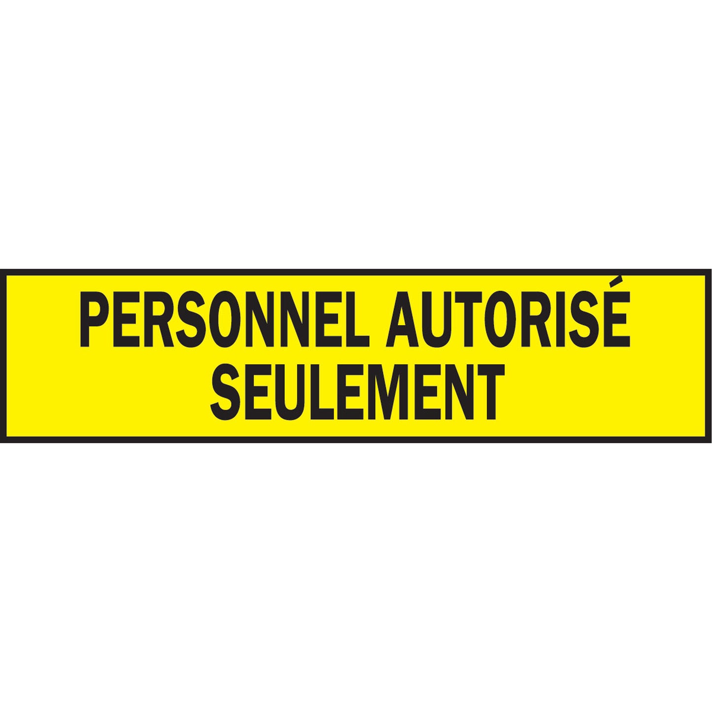 Brady Warning Barricade Tape, French, 3" W x 200' L, 3.5 mils, Black on Yellow