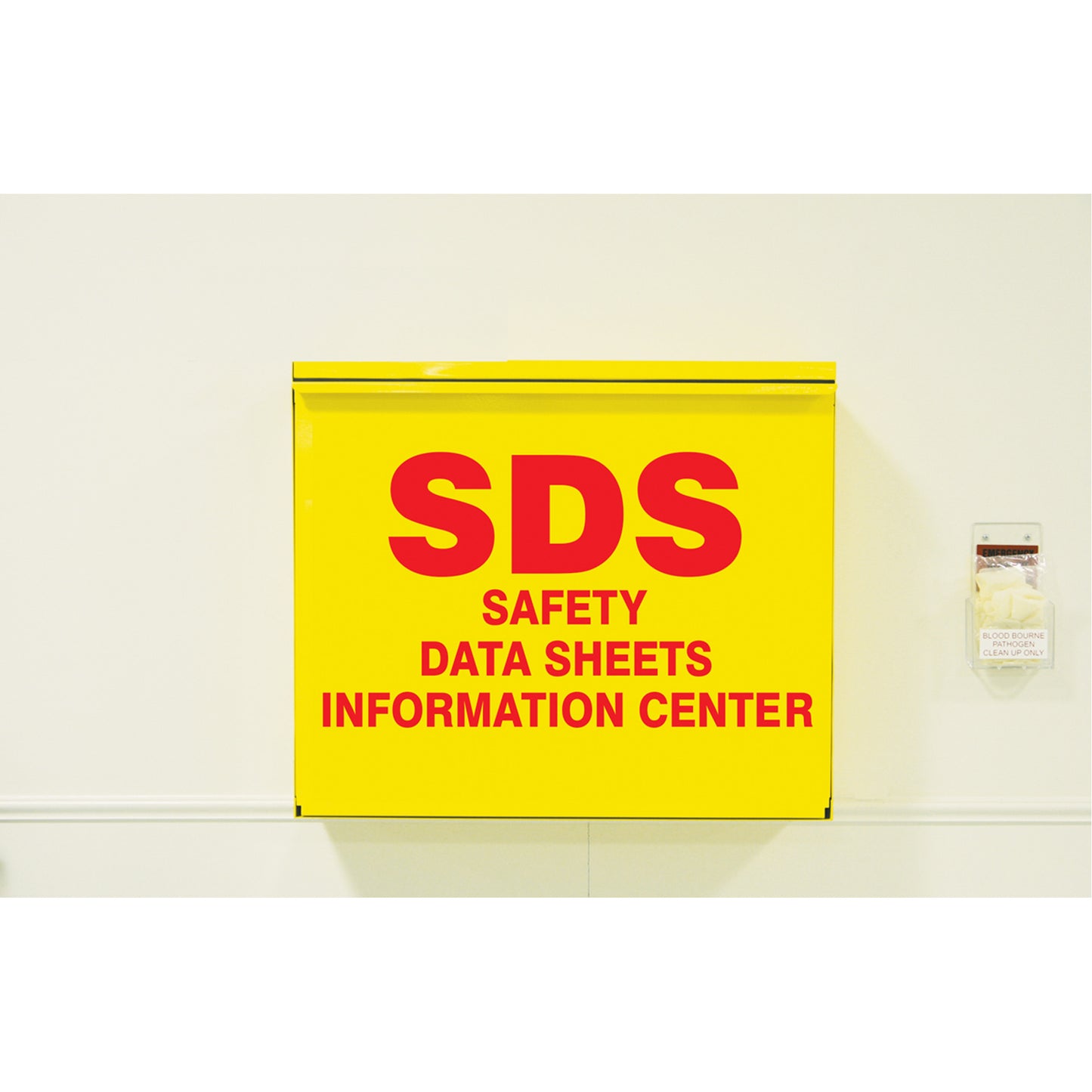 Accuform Signs Safety Data Sheet Storage Cabinet, English, Binders Included
