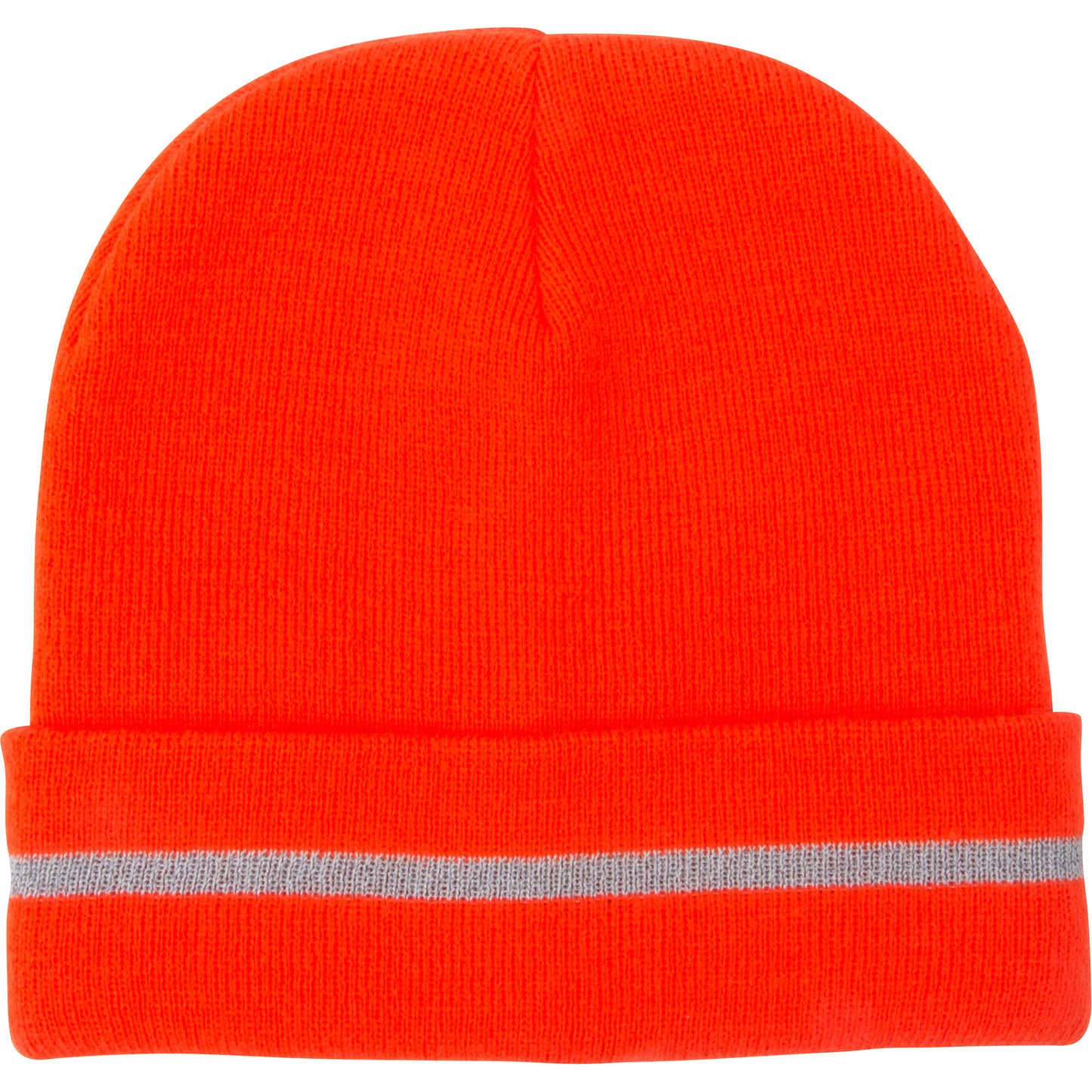 Zenith Safety Products High Visibility Knit Hat with Reflective Stripe, High Visibility Orange, Acrylic