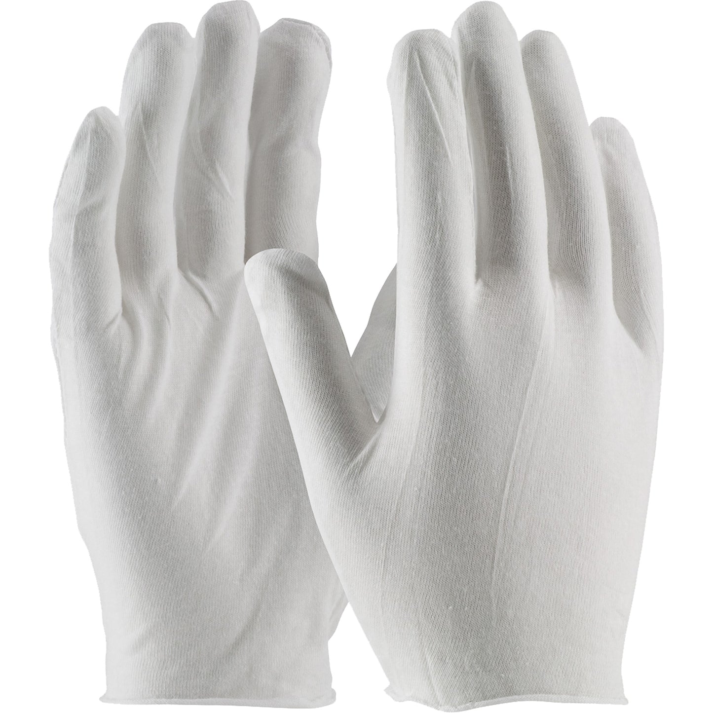 Protective Industrial Products Inspection Gloves, Cotton, Unhemmed Cuff, One Size