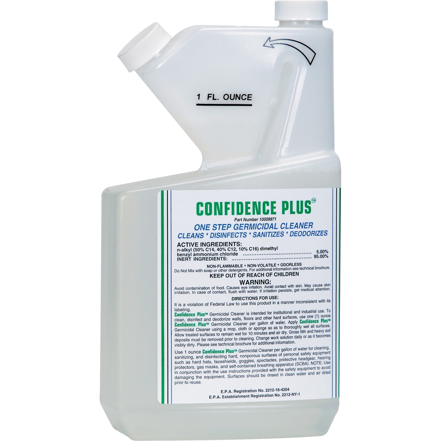 MSA Confidence Plus™ Germicidal Respirator Cleaner, Liquid