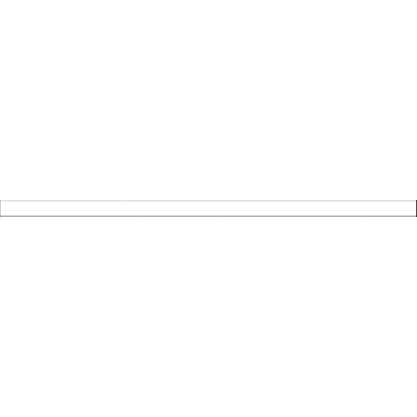 Accuform Signs Tough-Mark™ Heavy-Duty Floor Marking, Rectangle, 48" L x 3" W, White, Polyethylene