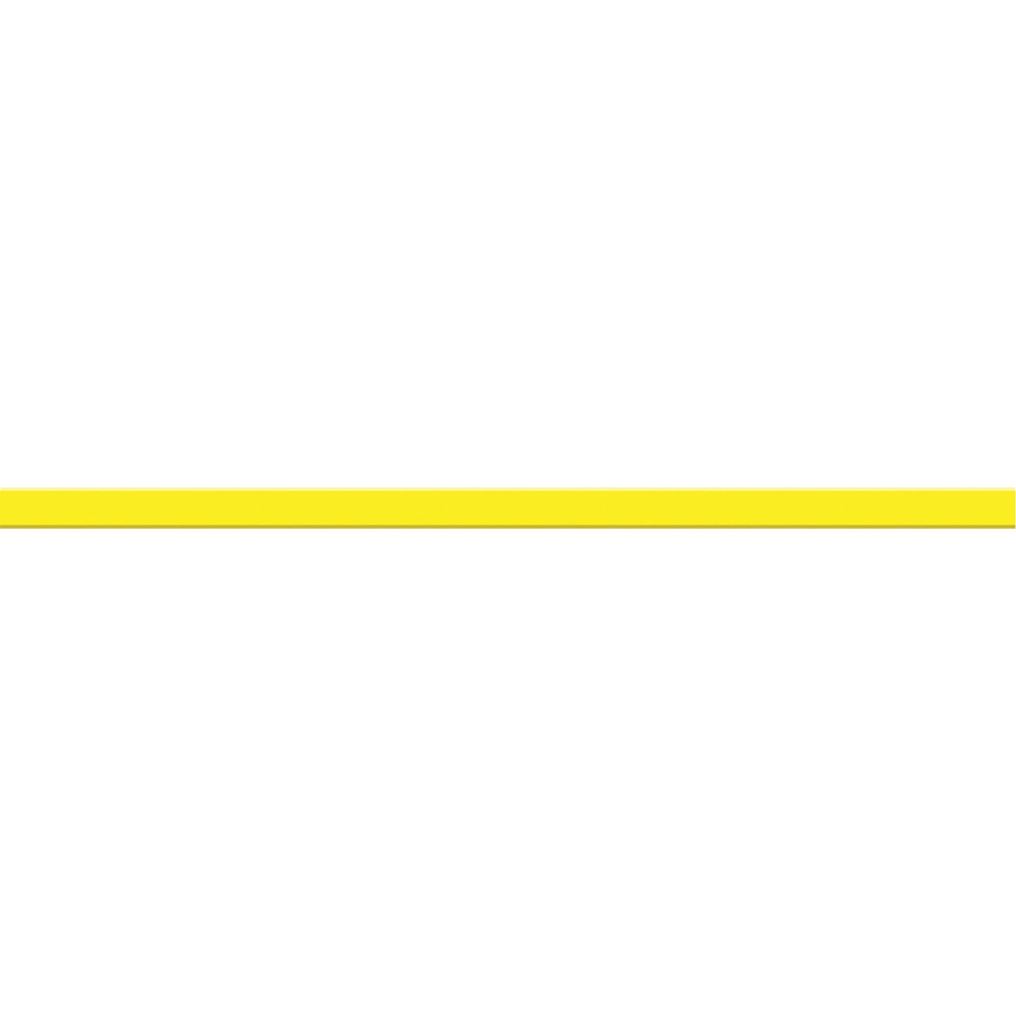 Accuform Signs Tough-Mark™ Heavy-Duty Floor Marking, Rectangle, 48" L x 2" W, Yellow, Polyethylene