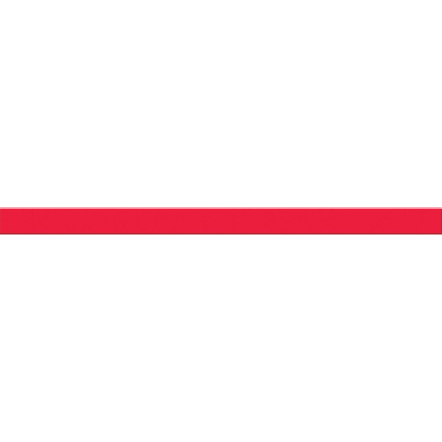 Accuform Signs Tough-Mark™ Heavy-Duty Floor Marking, Rectangle, 48" L x 4" W, Red, Polyethylene