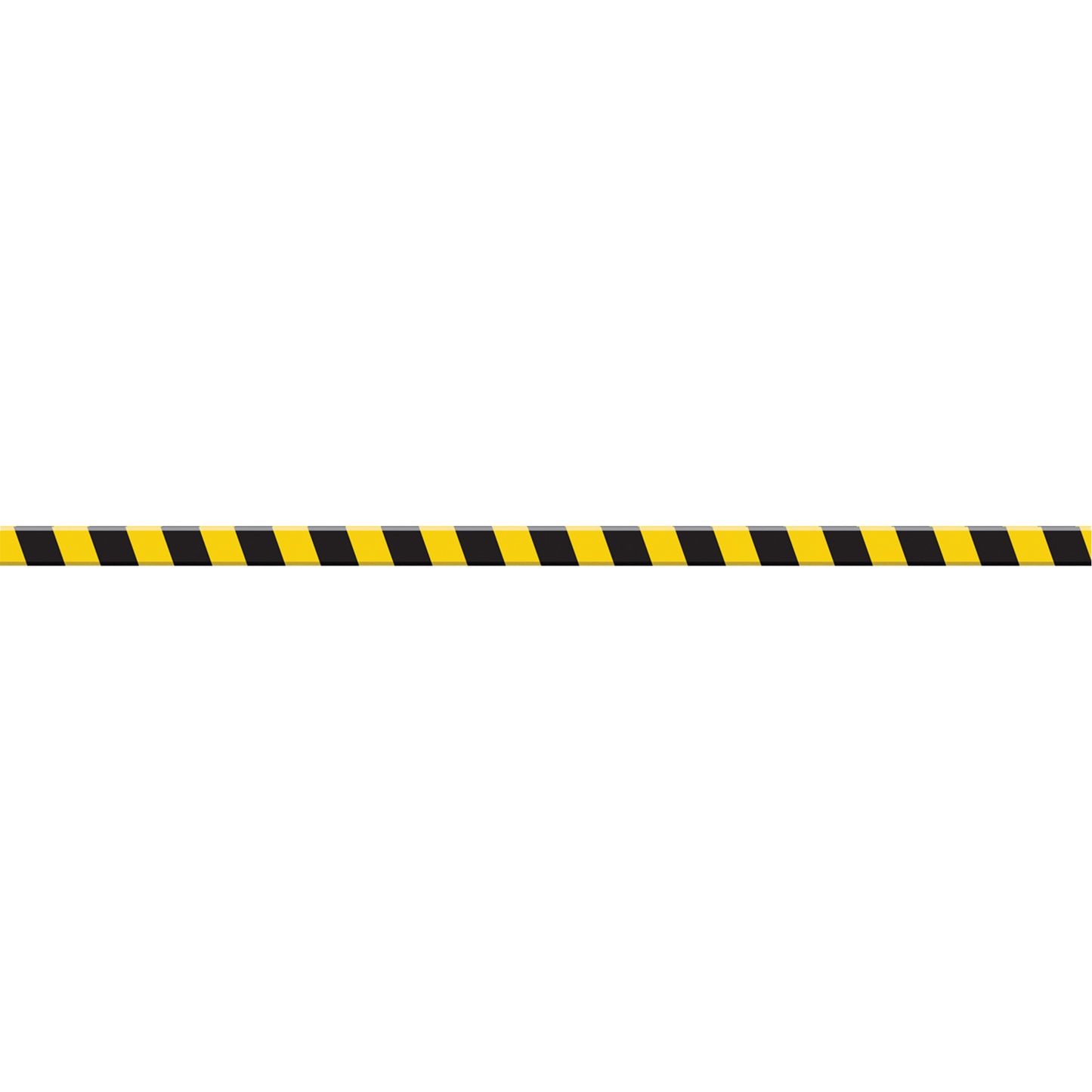 Accuform Signs Tough-Mark™ Heavy-Duty Floor Marking, Rectangle, 48" L x 4" W, Black and Yellow, Polyethylene