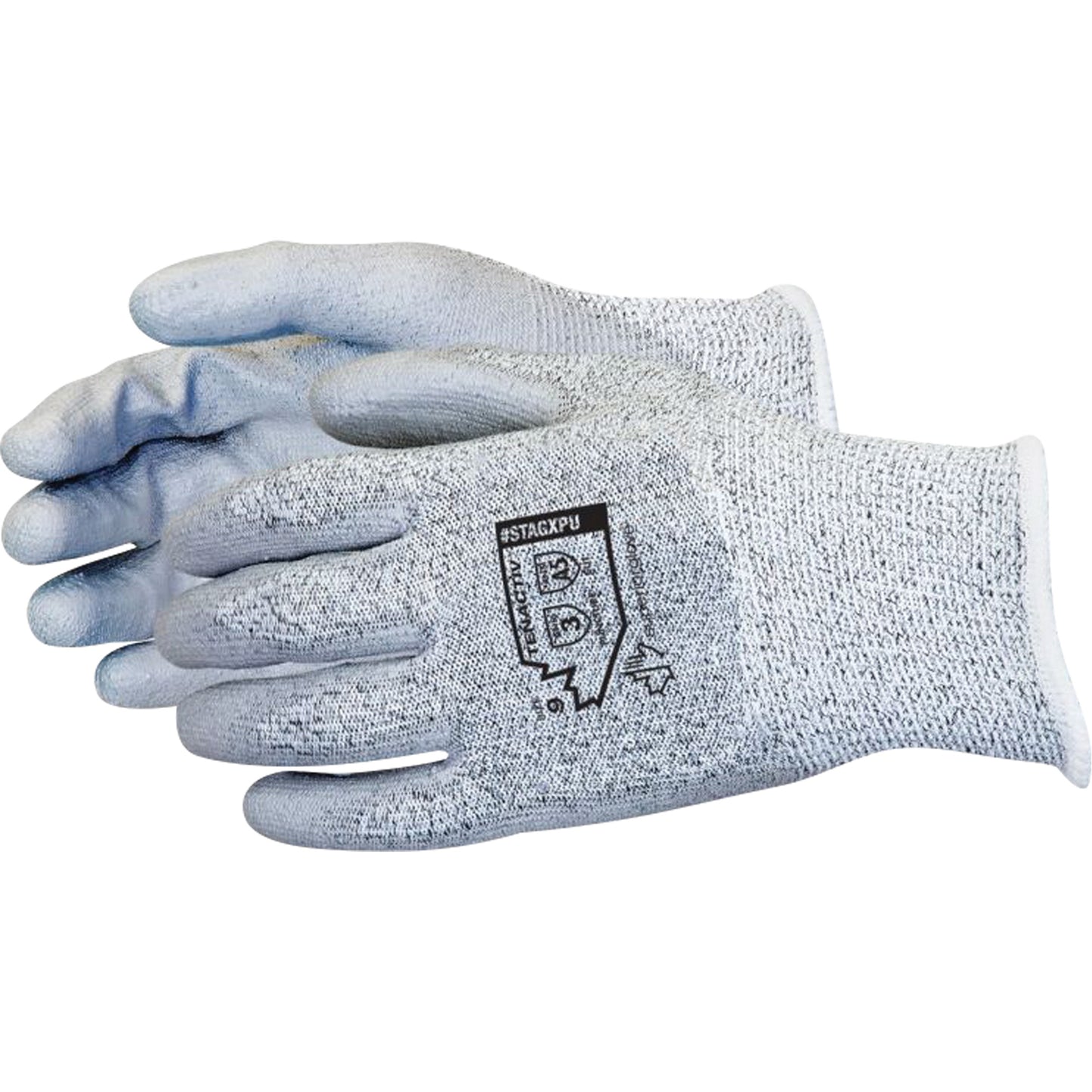 Superior Glove Works Ltd. Cut-Resistant Glove, Size Small/7, 13 Gauge, Polyurethane Coated, TenActiv™ Shell, ASTM ANSI Level A5