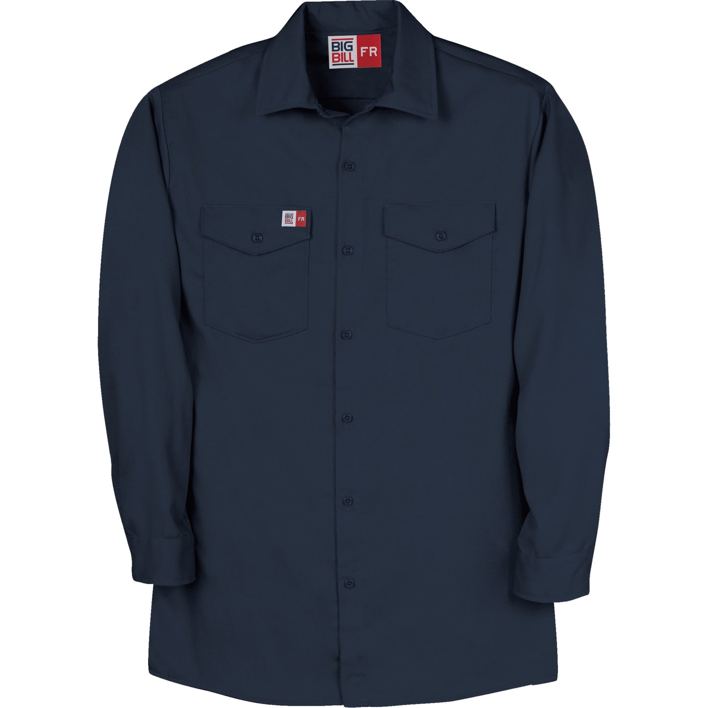 Big Bill Arc Flash Work Shirt, Large (Tall), Navy Blue