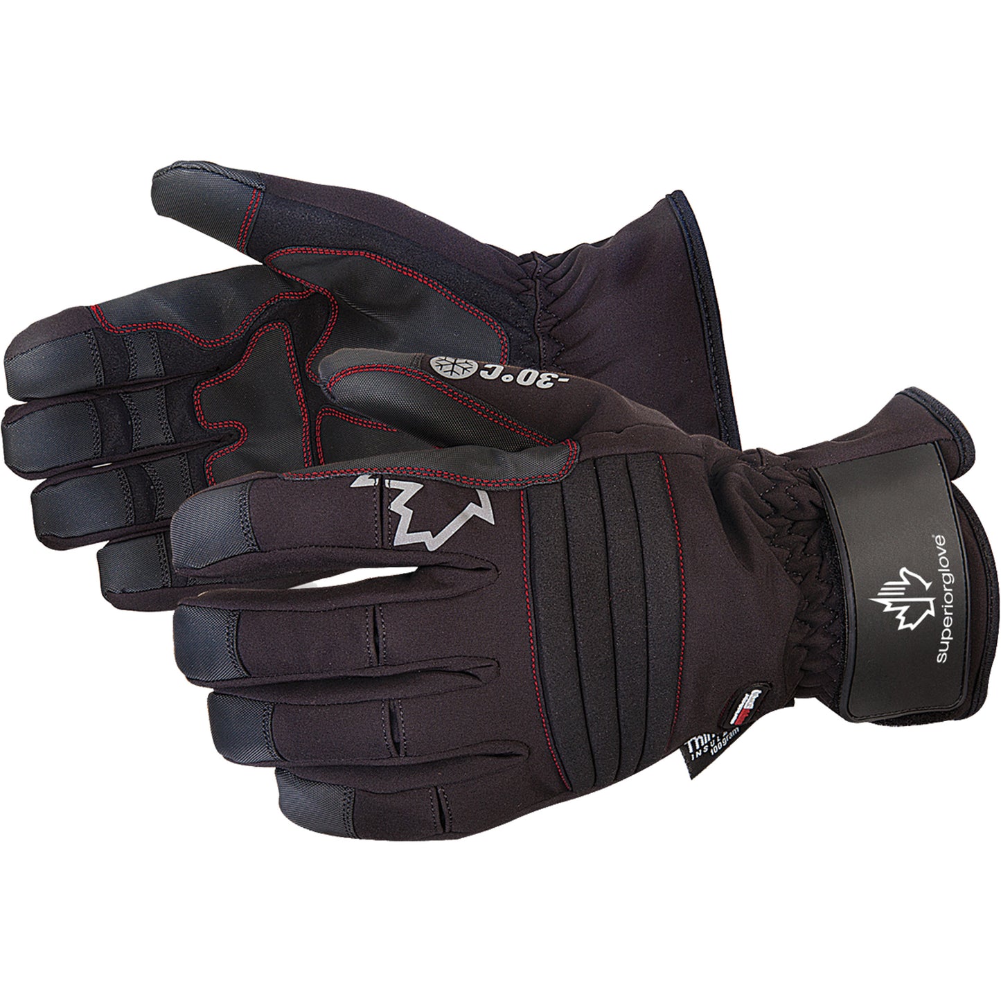 Superior Glove Works Ltd. SnowForce™ Extreme Cold Winter Gloves, Size Medium