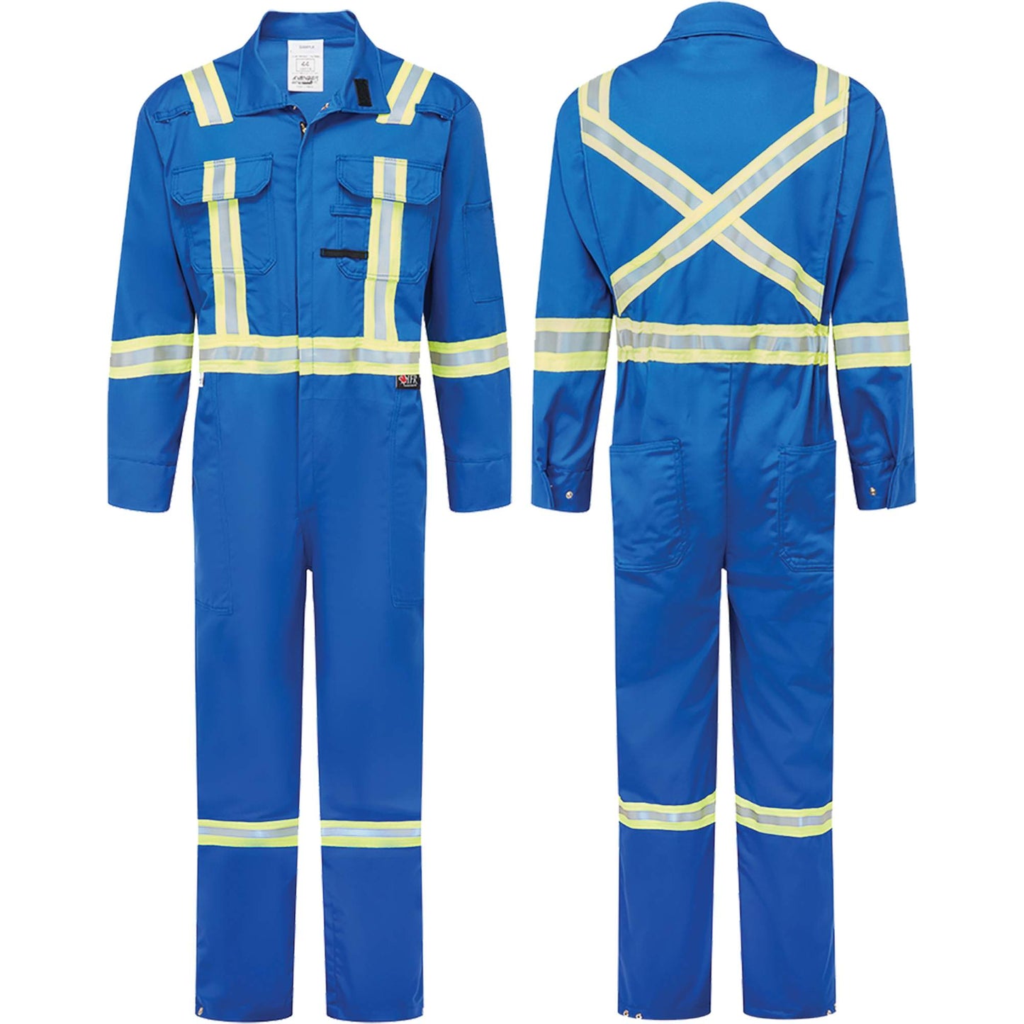 IFR Workwear UltraSoft® 9 oz. Deluxe Coveralls, Size 36, Royal Blue