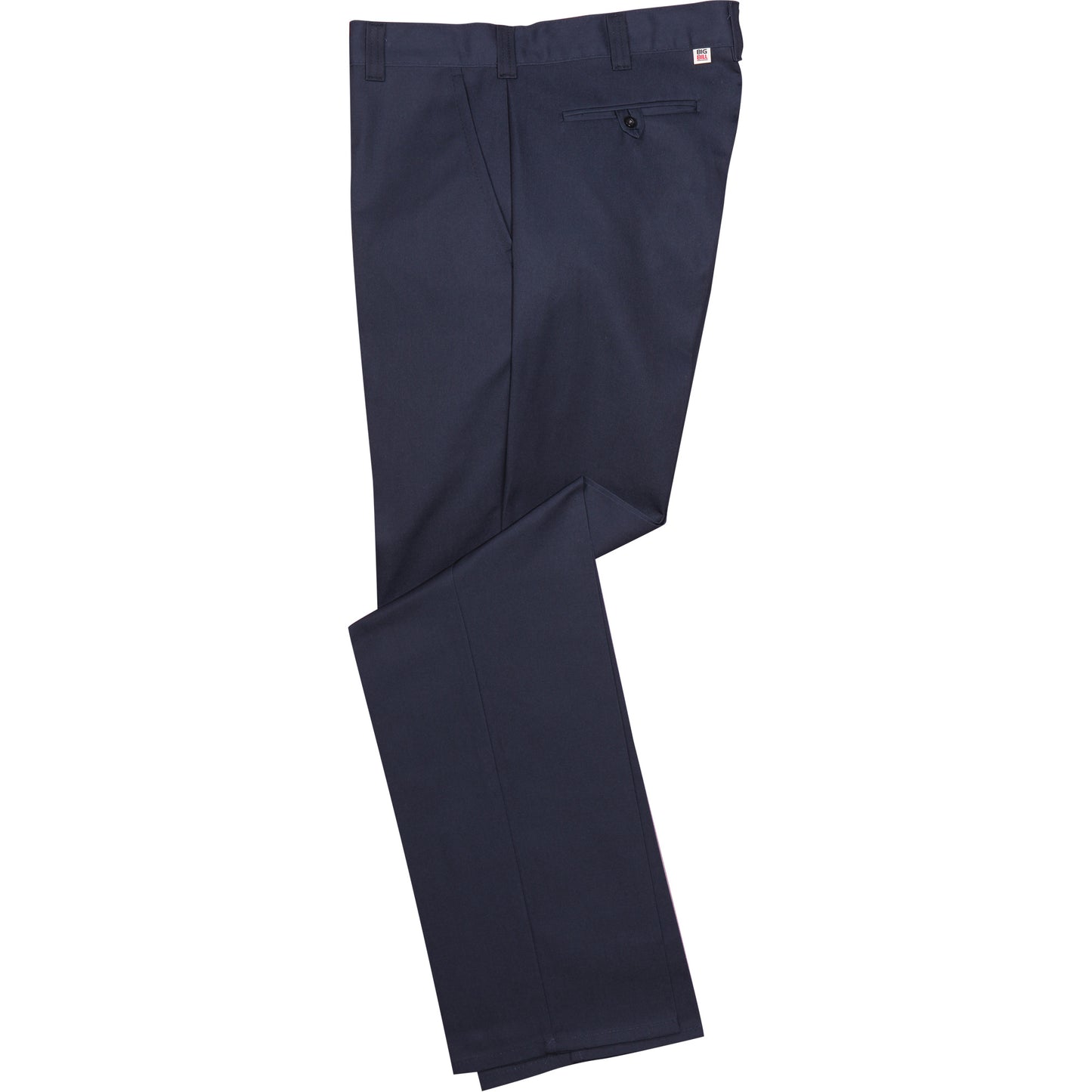 Big Bill Regular Fit Twill Work Pants, Poly-Cotton, Navy Blue, Size 44, 32 Inseam