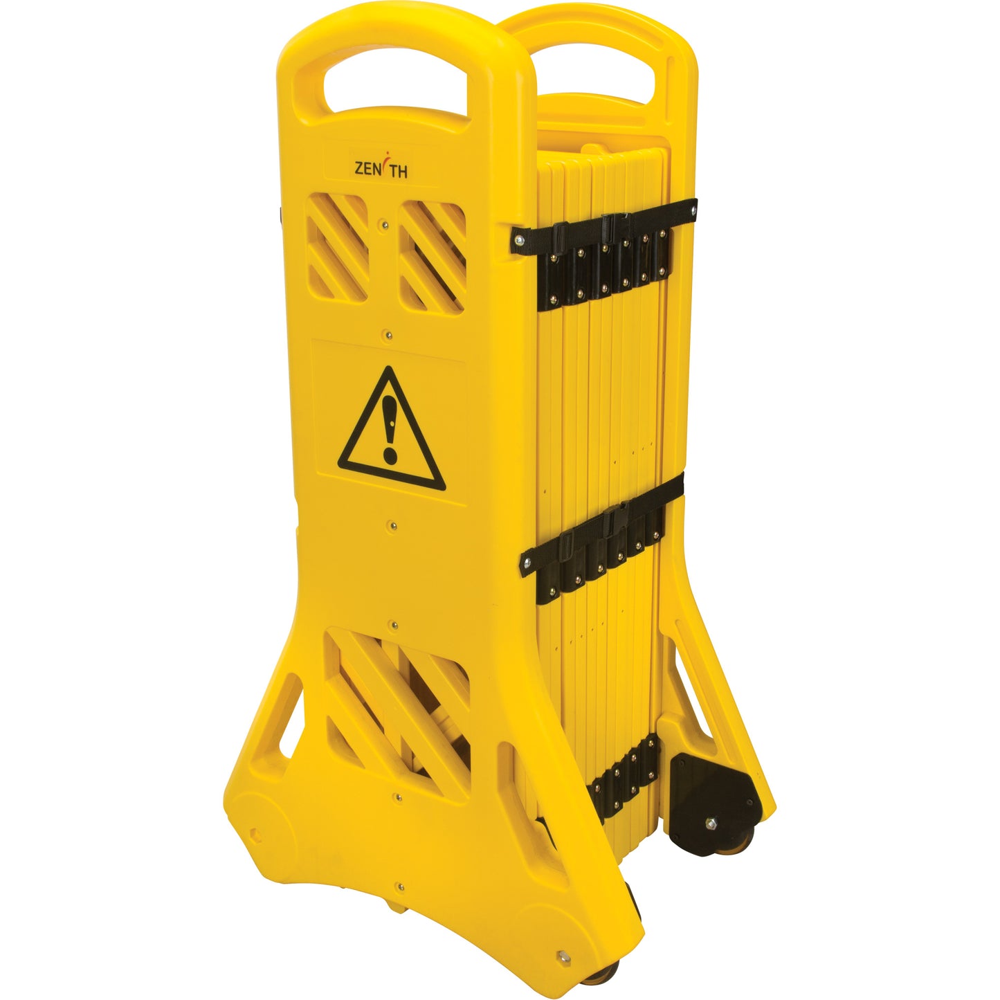 Zenith Safety Products Portable Mobile Barrier, 40" H x 13' L, Yellow