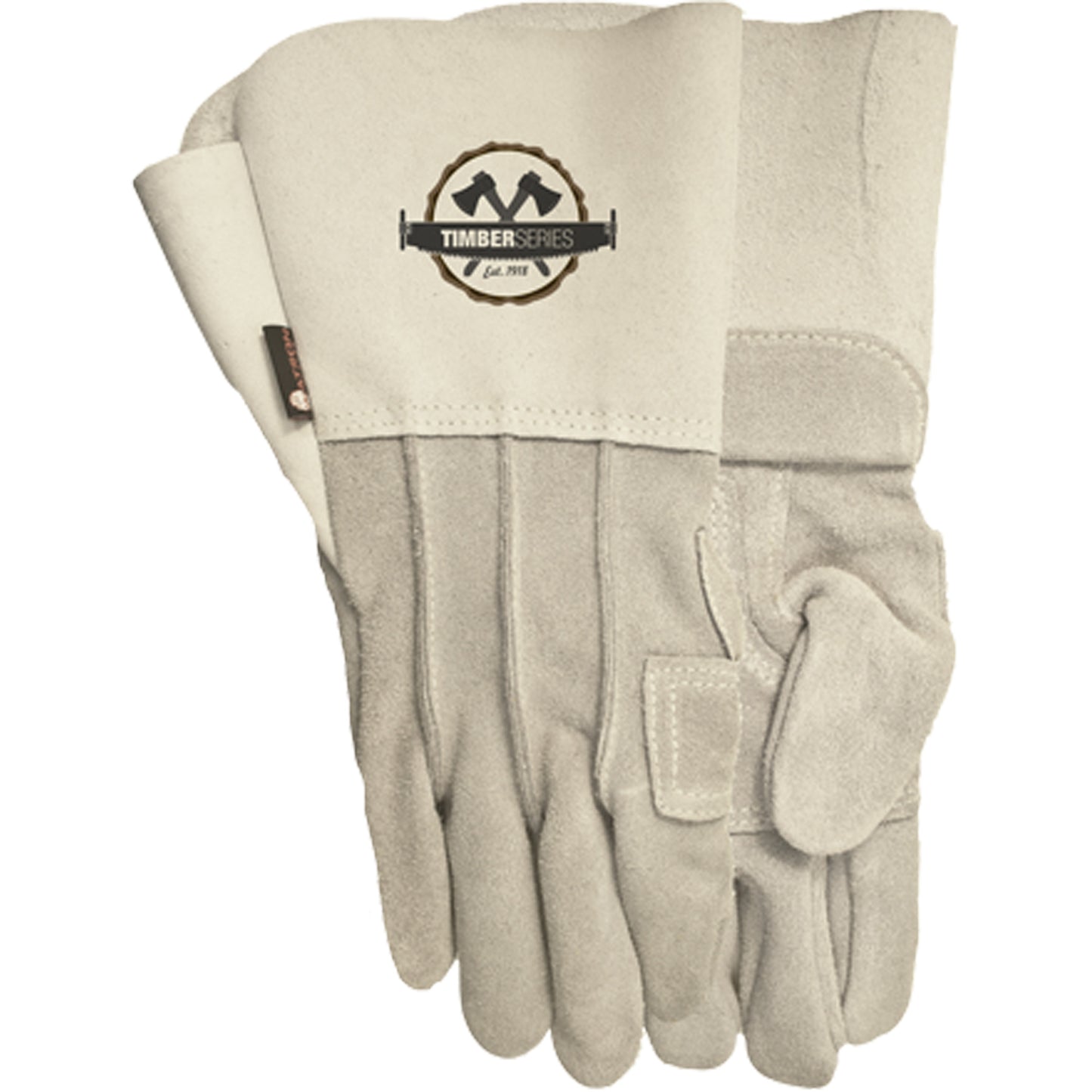 Watson Gloves 109G Timber Beast Welding Gloves, Split Cowhide, Size 10