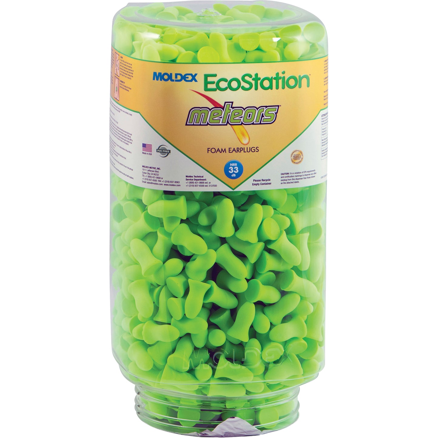 Moldex EcoStation™ Meteors® Earplug Refill, Bulk - Canister