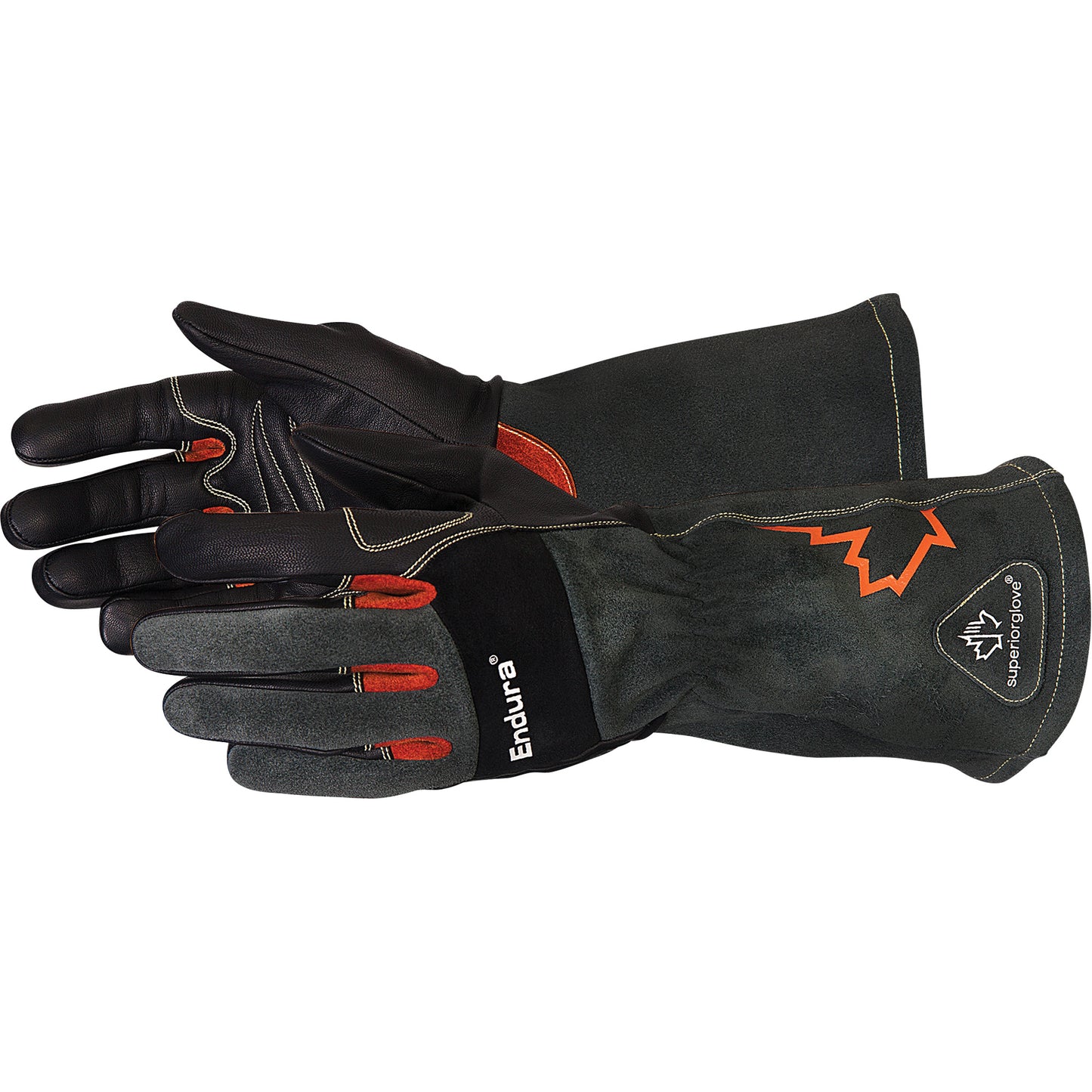 Superior Glove Works Ltd. Endura® TIG Welding & Multi-Task Glove, Grain Goatskin, Size Small