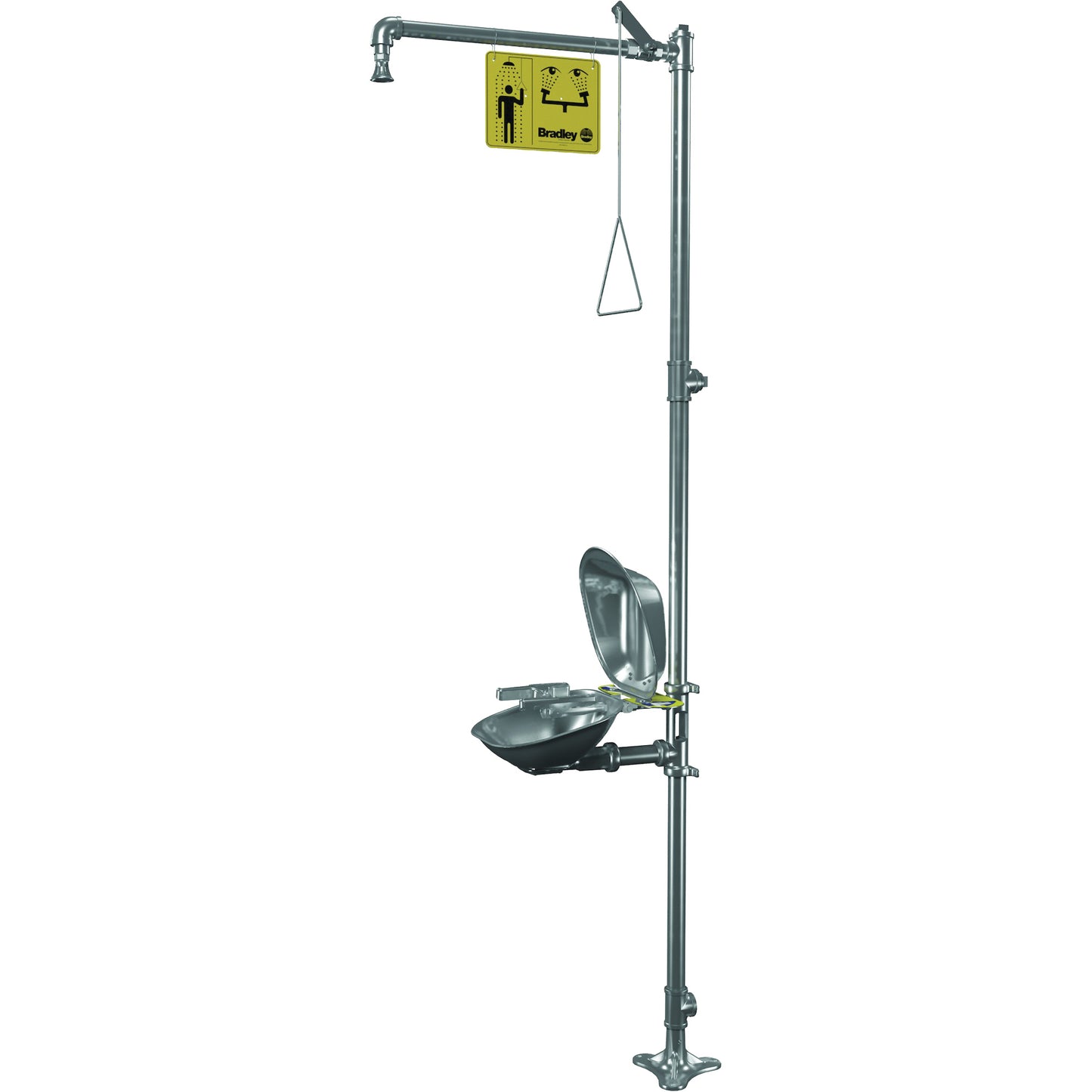 Bradley Halo™ Shower & Eye/Face Wash Unit, Pedestal