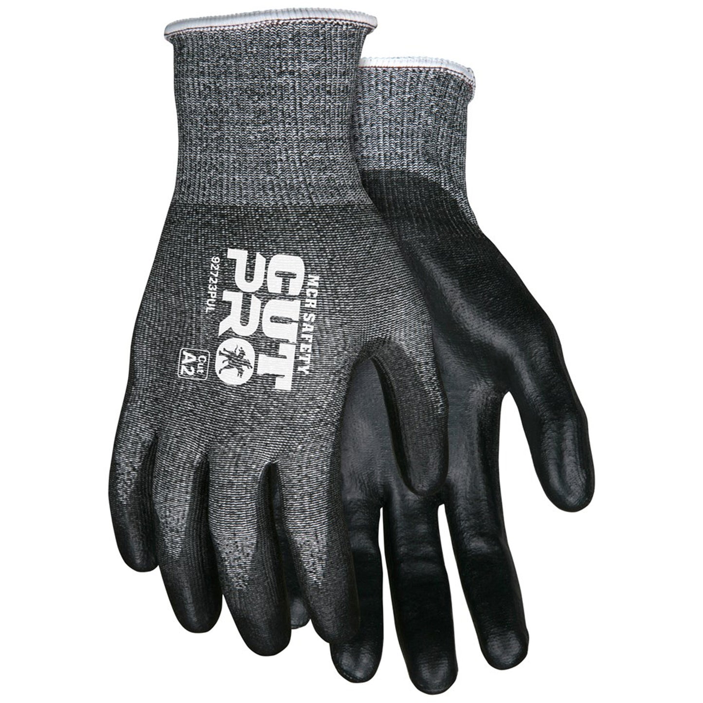 Mcr Safety Safety Cut Pro™ Cut Resistant Gloves, Size Medium, 13 Gauge, Polyurethane Coated, HPPE Shell, ASTM ANSI Level A2