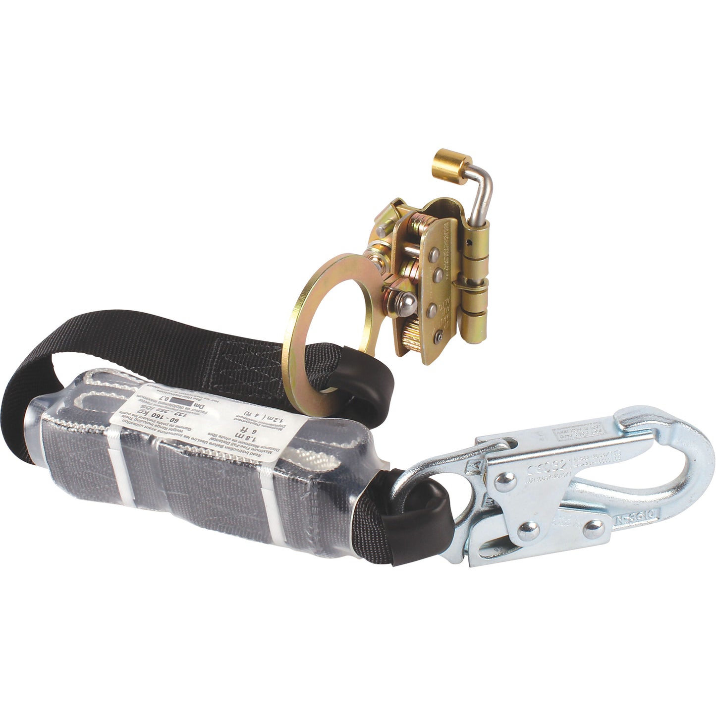 Protective Industrial Products Dynamic™ Automatic Sliding Rope Grab, With Lanyard, 5/8" Rope Diameter