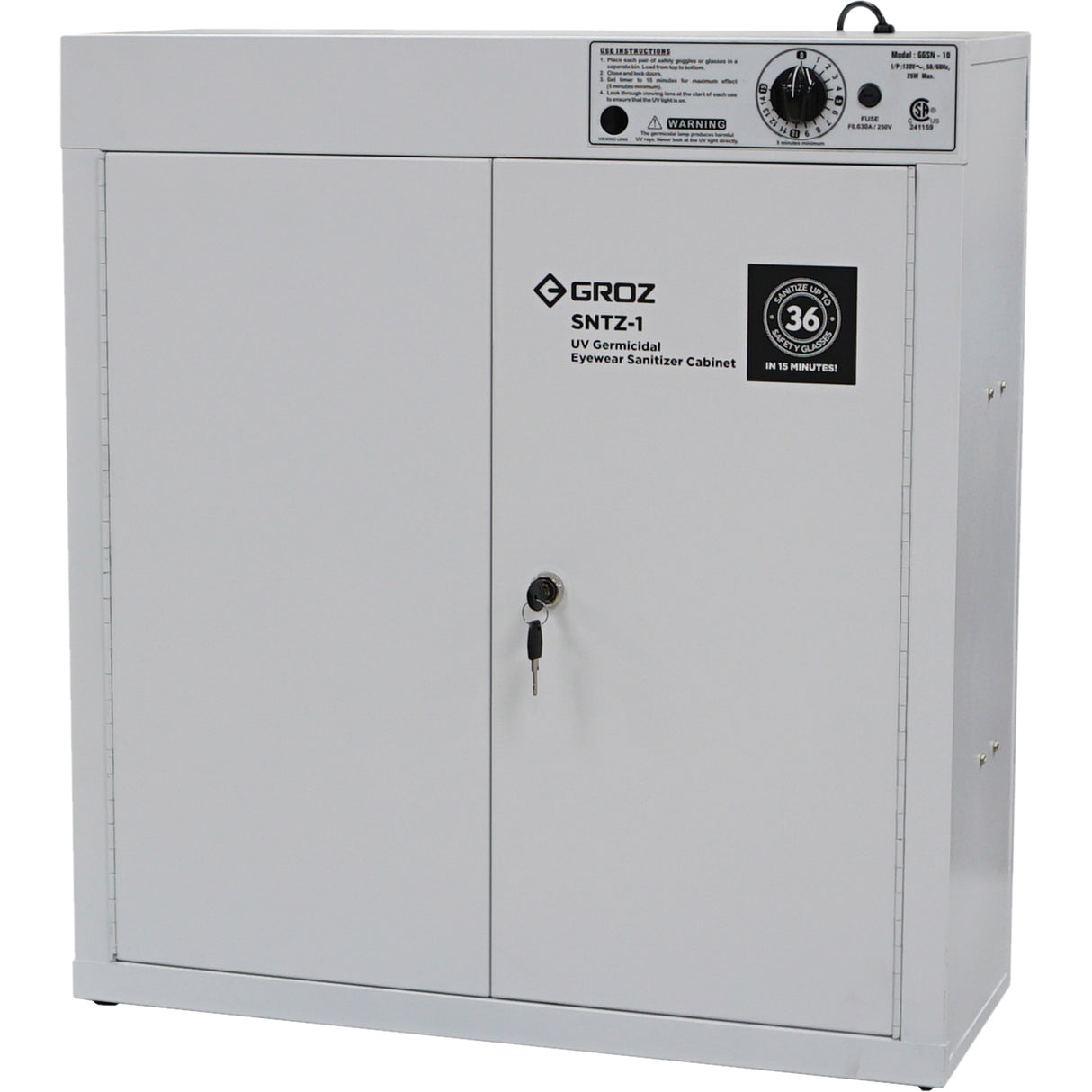 Eyewear Sanitizing Cabinet