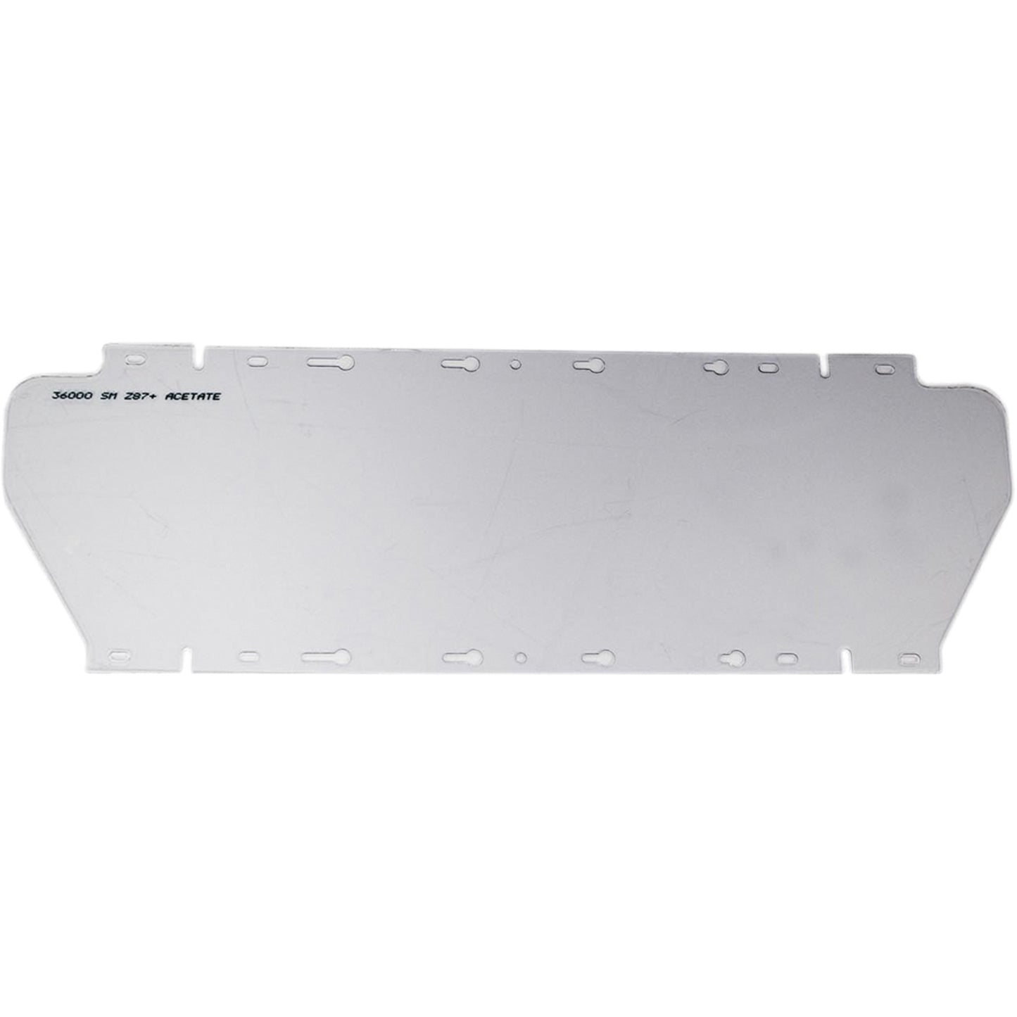 Sellstrom Replacement 380 Series Visor Window, Acetate, Clear Tint