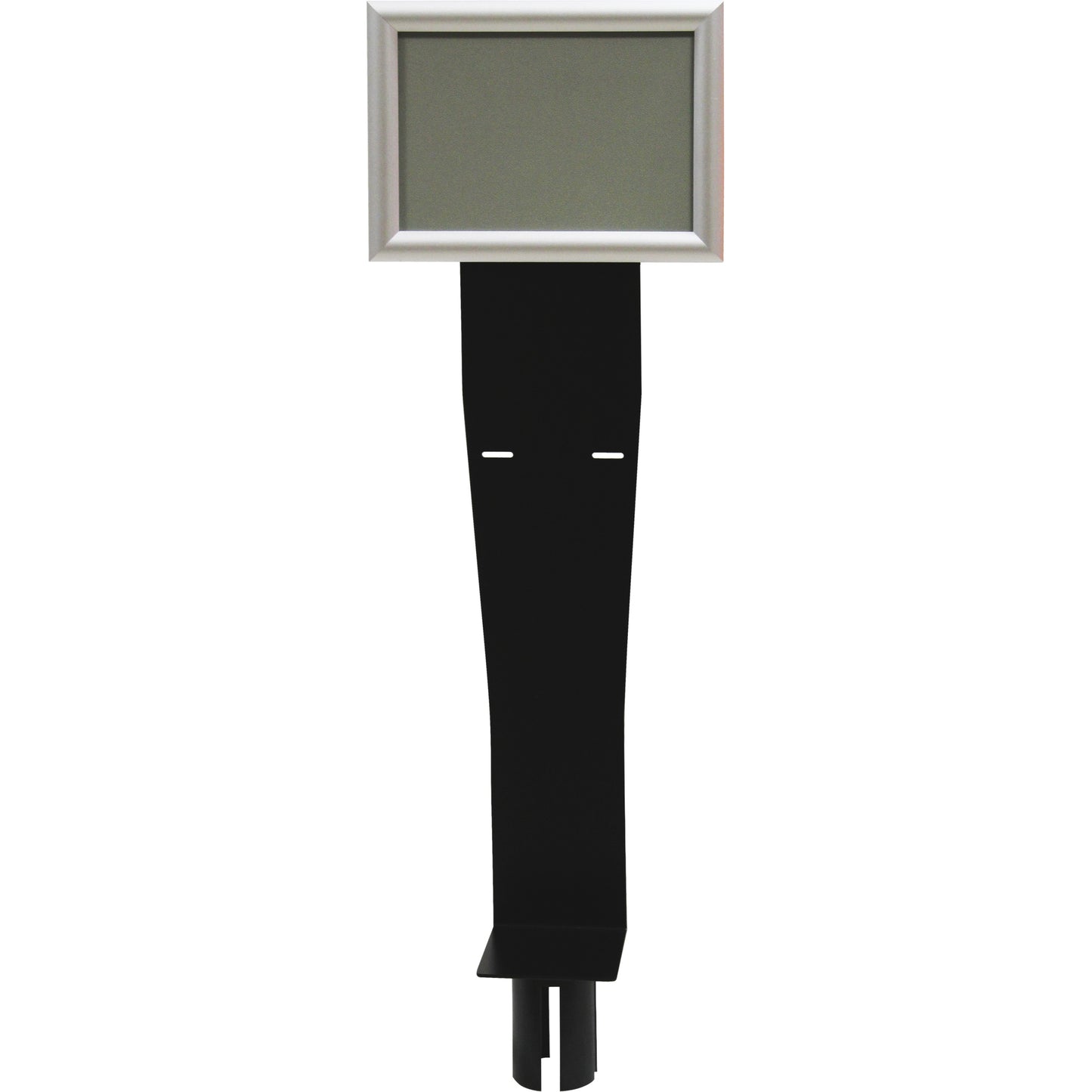 Zenith Safety Products Sign & Dispenser Holder for Crowd Control Post, Black