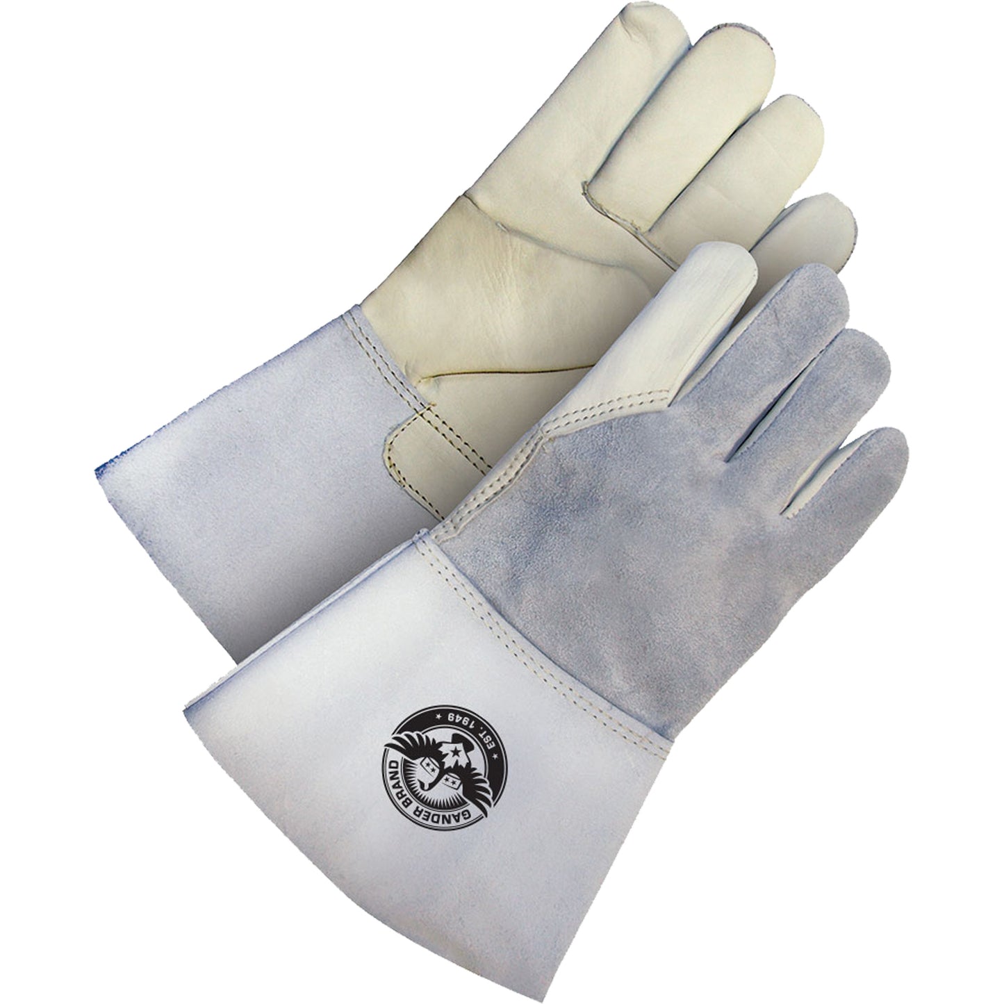 Bob Dale Gloves Gander Brand Utility Grain Leather Welder Gloves, Grain Cowhide, Size 2X-Large
