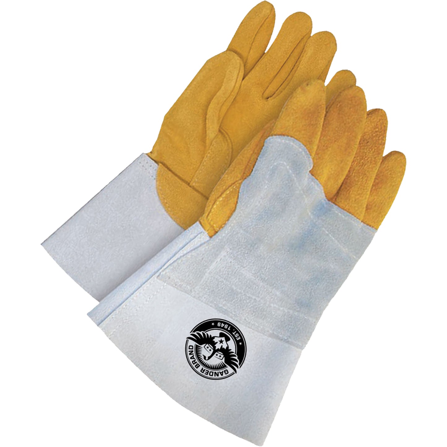 Bob Dale Gloves Gander Brand TIG Welder Gloves, Split Deerskin, Size 12