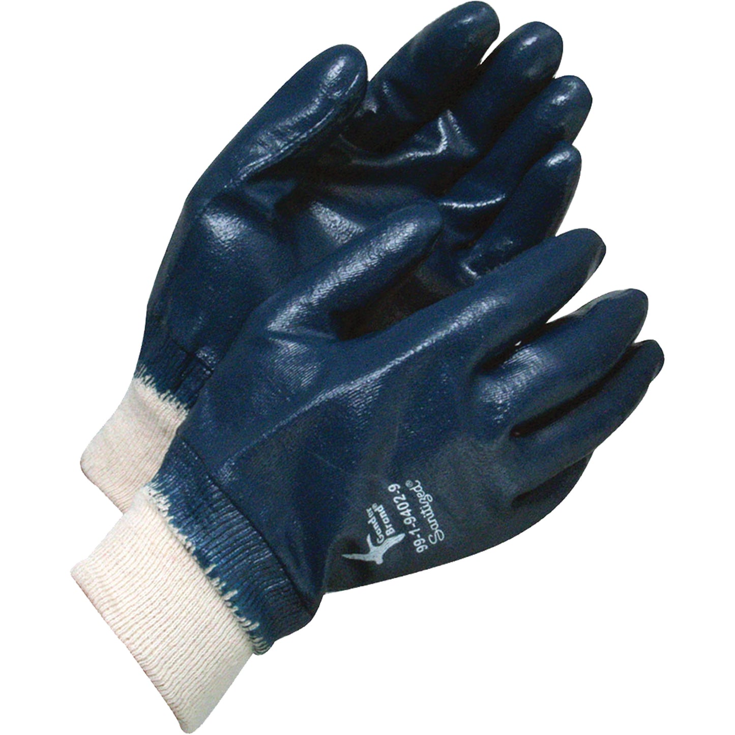 Bob Dale Gloves Coated Gloves, 8, Nitrile Coating, Jersey Shell
