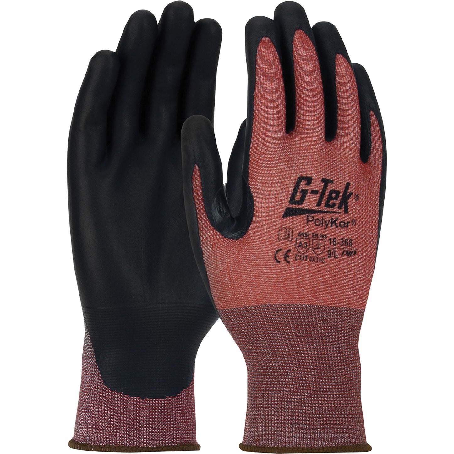 Protective Industrial Products G-Tek® PolyKor® X7™ Neuroma® Cut Resistant Gloves, Size 2X-Large, 18 Gauge, Polyurethane Coated, Polyethylene Shell, ASTM ANSI Level A3/EN 388 Level C