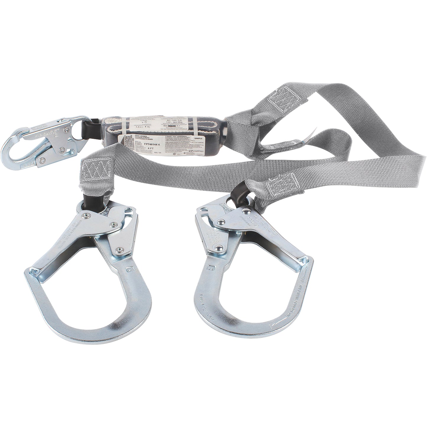 Protective Industrial Products Dynamic™ Dyna-One Energy Absorber Lanyard, 2 Legs, 6', CSA Class B, Polyester
