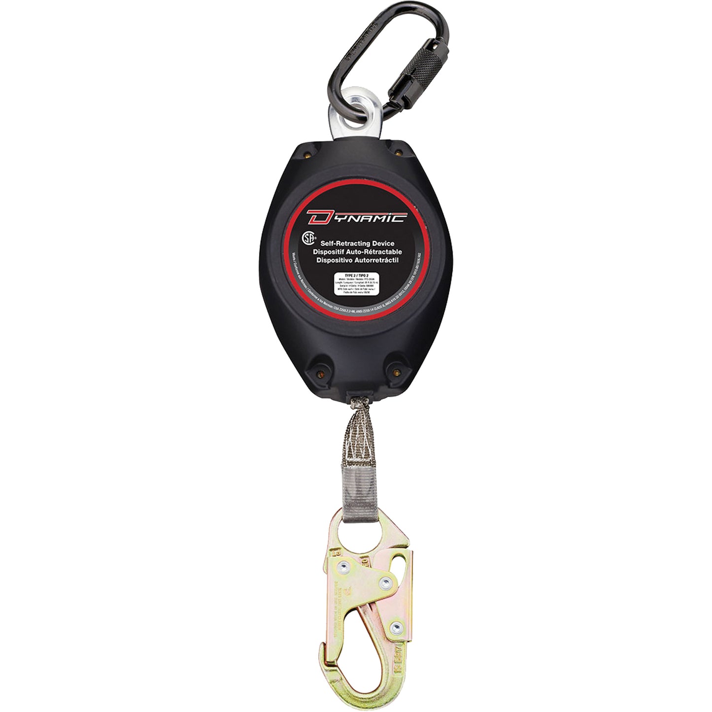 Protective Industrial Products Dynamic™ Self-Retracting Lifeline, 20', Dyneema®, Swivel