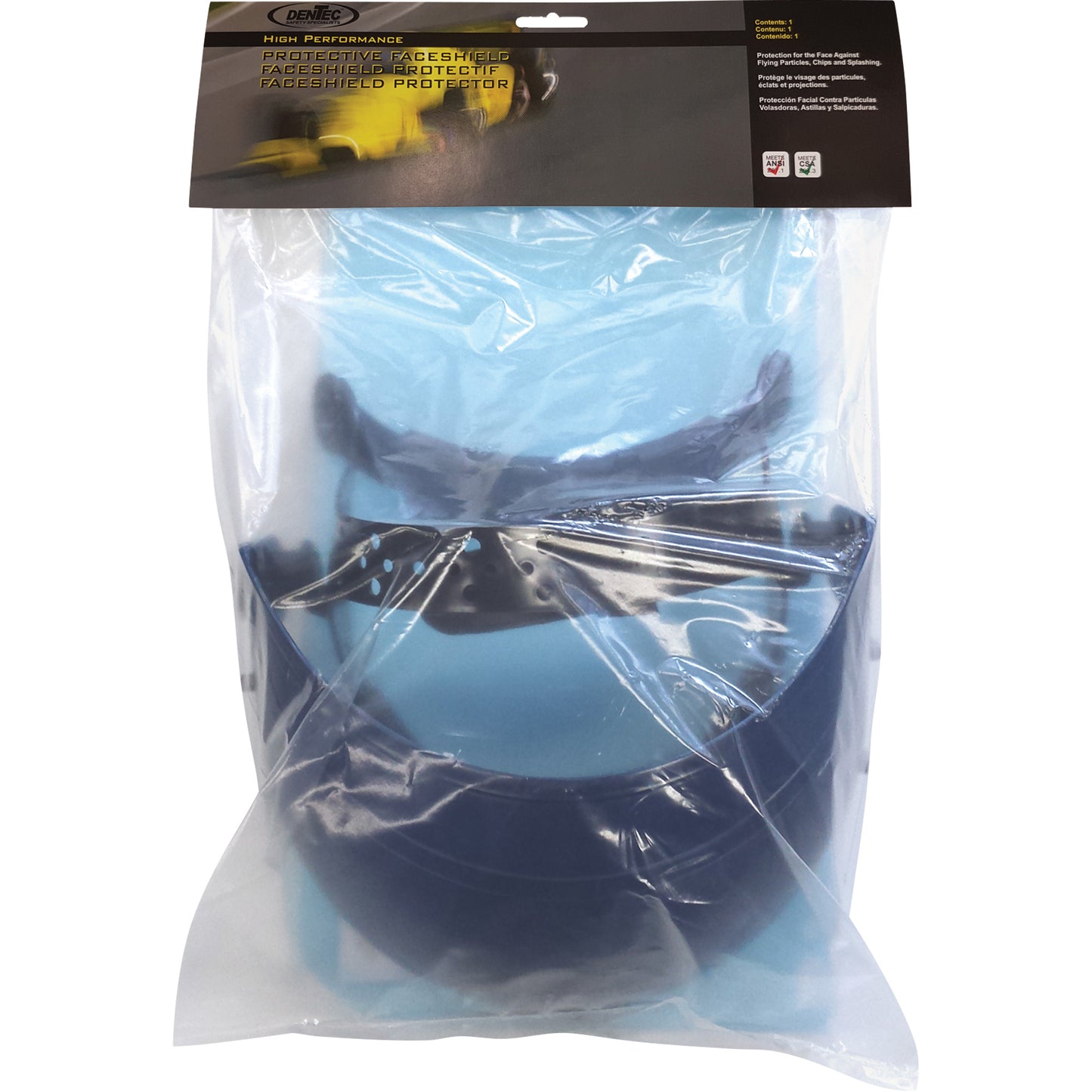 Dentec Valuguard™ Faceshield, Polyester, Ratchet Suspension
