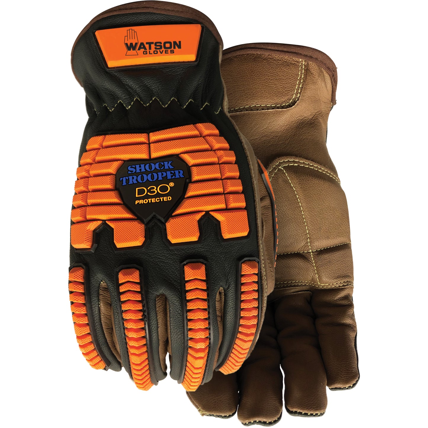 Watson Gloves Shock Trooper Gloves, Size Large, Cutshield™ Shell, ASTM ANSI Level A7/EN 388 Level F