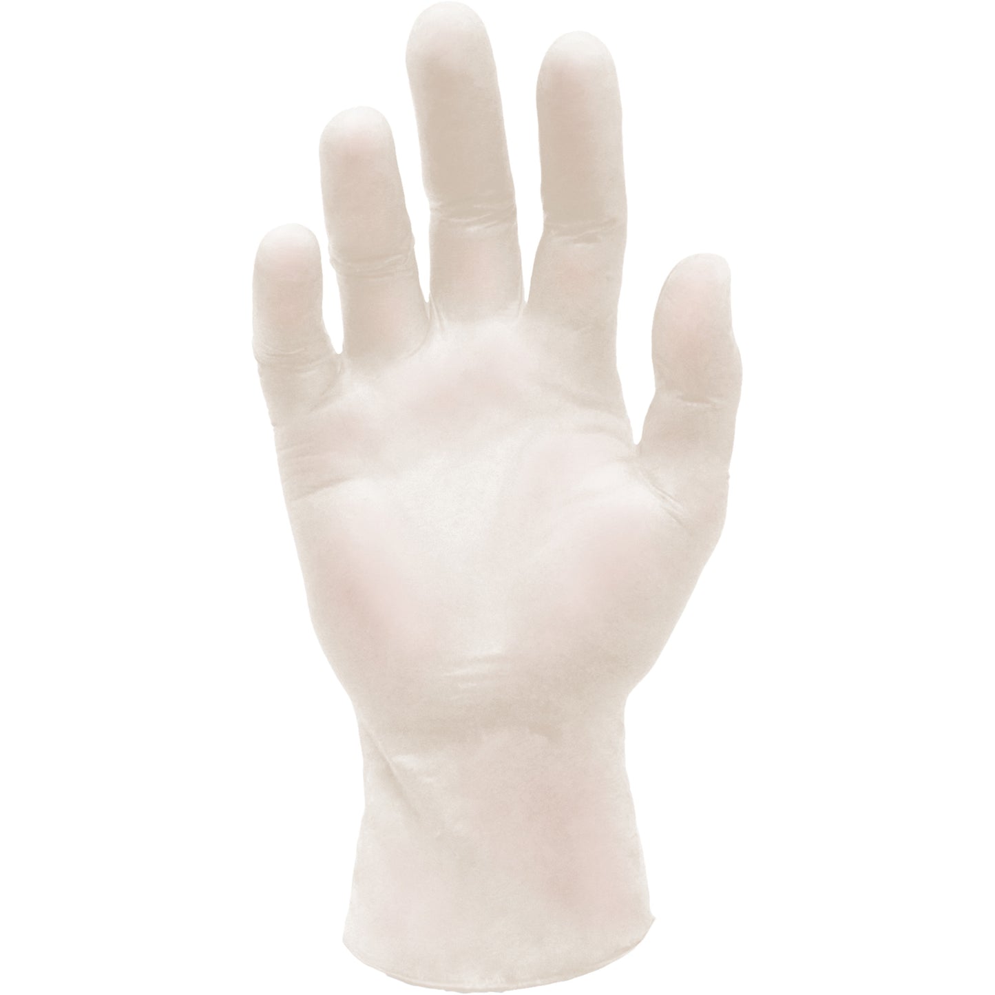 Ronco Synthetic Stretch Medical Examination Gloves, Large, Vinyl, 5-mil, Powder-Free, White, Class 2