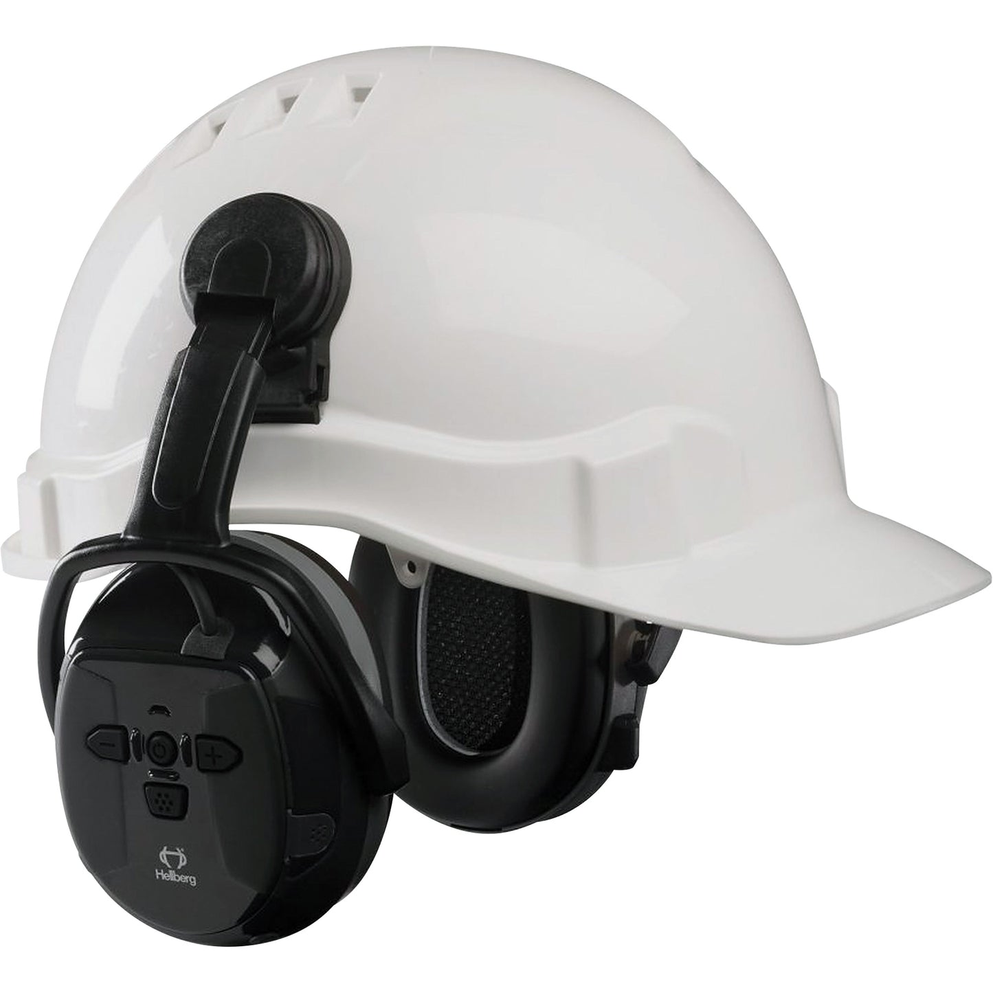 Hellberg Safety Xstream LD Earmuffs, Cap Mount Style, 25 dB