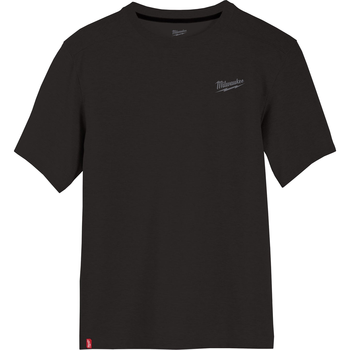 Milwaukee Hybrid Work Tee Shirt, Men's, X-Large, Black