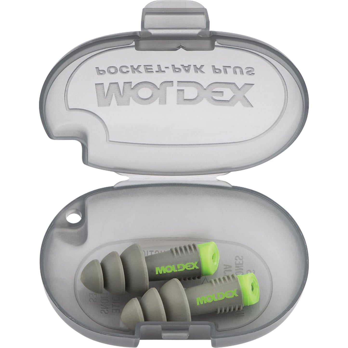 Moldex Alphas™ Reusable Earplugs, Uncorded, Bulk - Plastic Case, 27 dB NRR, One-Size