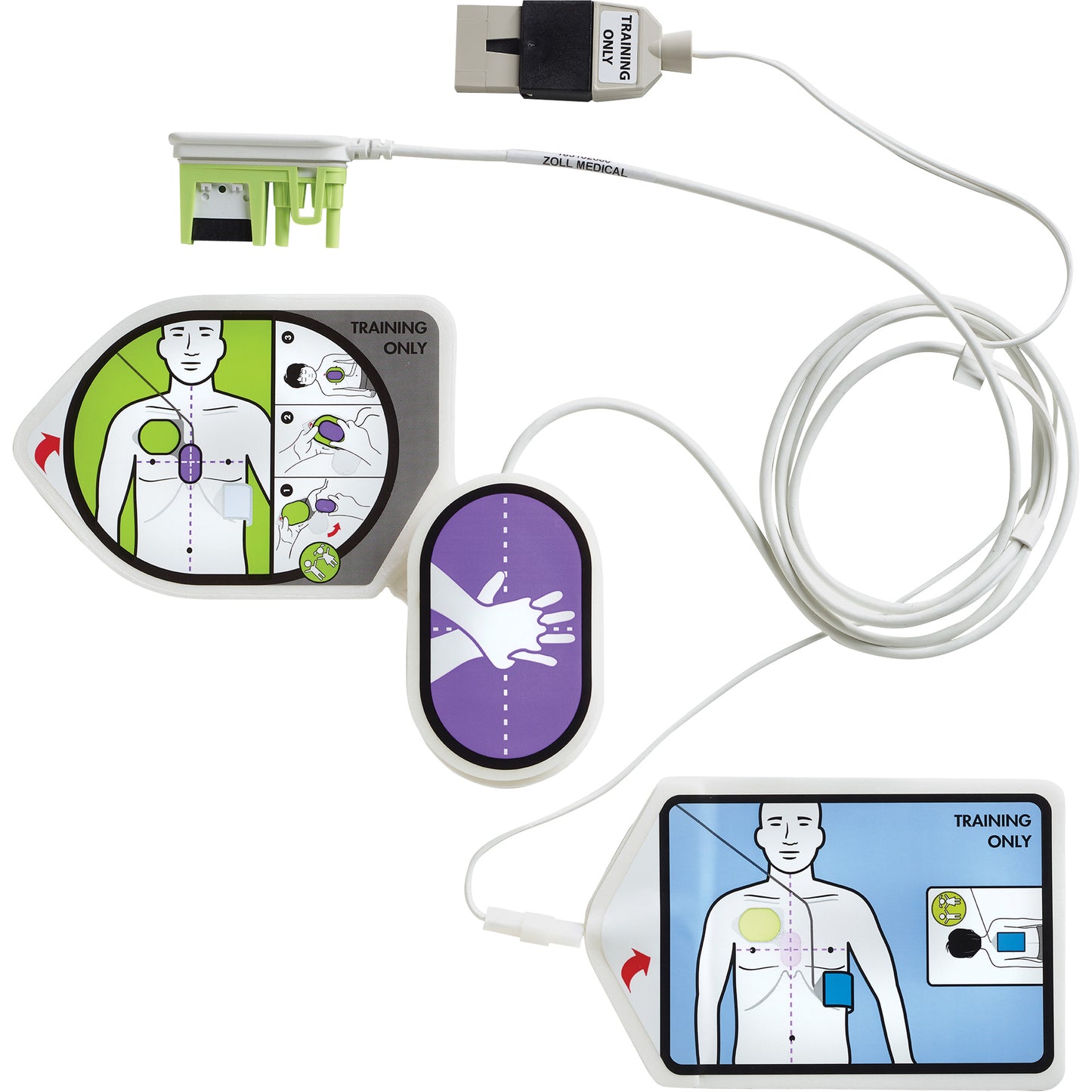 Zoll CPR Uni-Padz Training & Demonstration Kit, Zoll AED 3™ For, Non-Medical