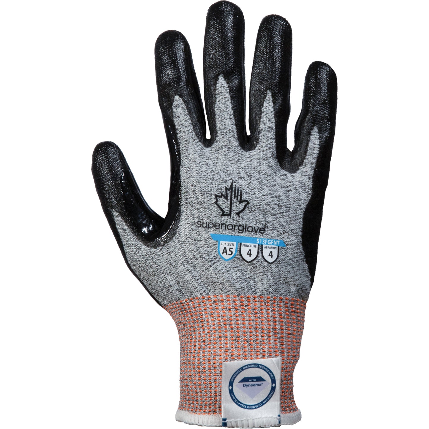 Superior Glove Works Ltd. Supertouch® Cut-Resistant Gloves, Size 10, Nitrile Coated, Dyneema® Shell, ASTM ANSI Level A5