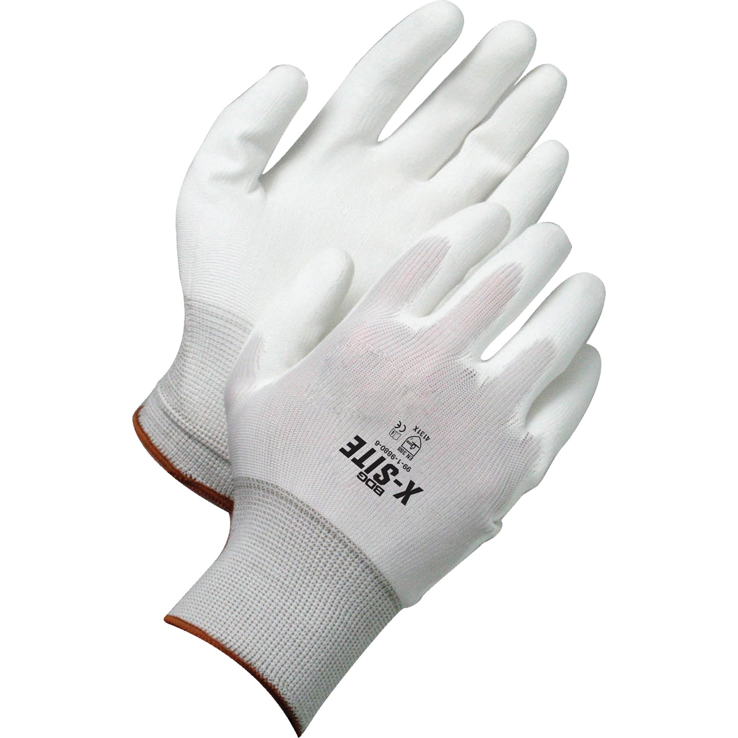 Bob Dale Gloves X-Site™ Coated Gloves, 9/Large, Polyurethane Coating, Nylon Shell