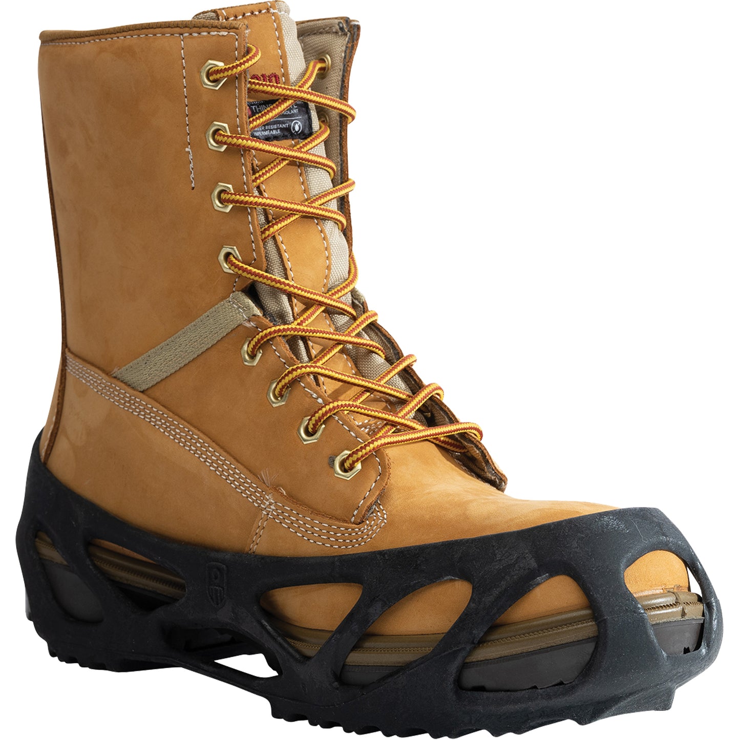 Impacto Brass Stride® Non-Sparking Ice Cleats, Brass, Stud Traction, X-Large