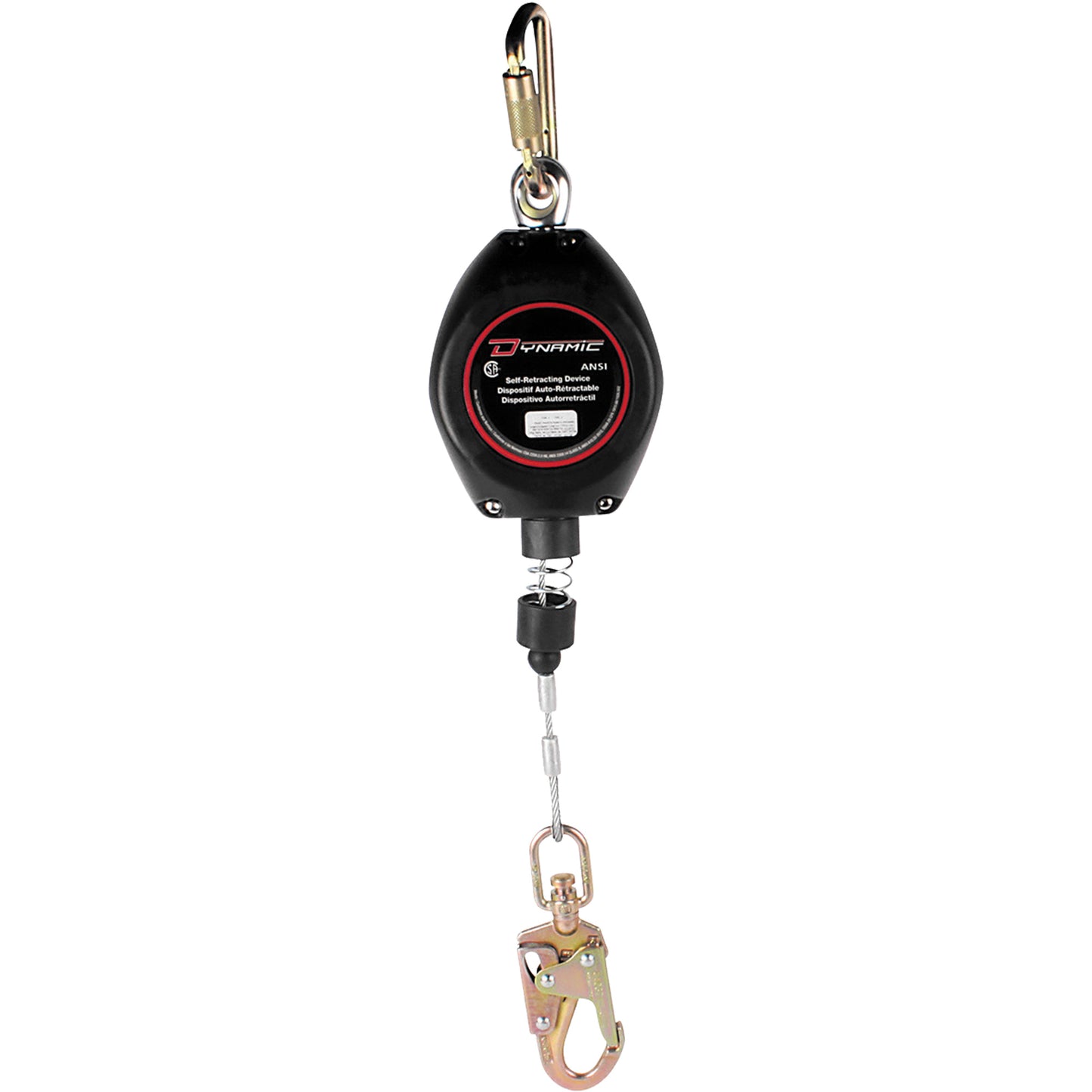 Protective Industrial Products Dynamic™ Self-Retracting Lifeline, 20', Galvanized Steel, Swivel